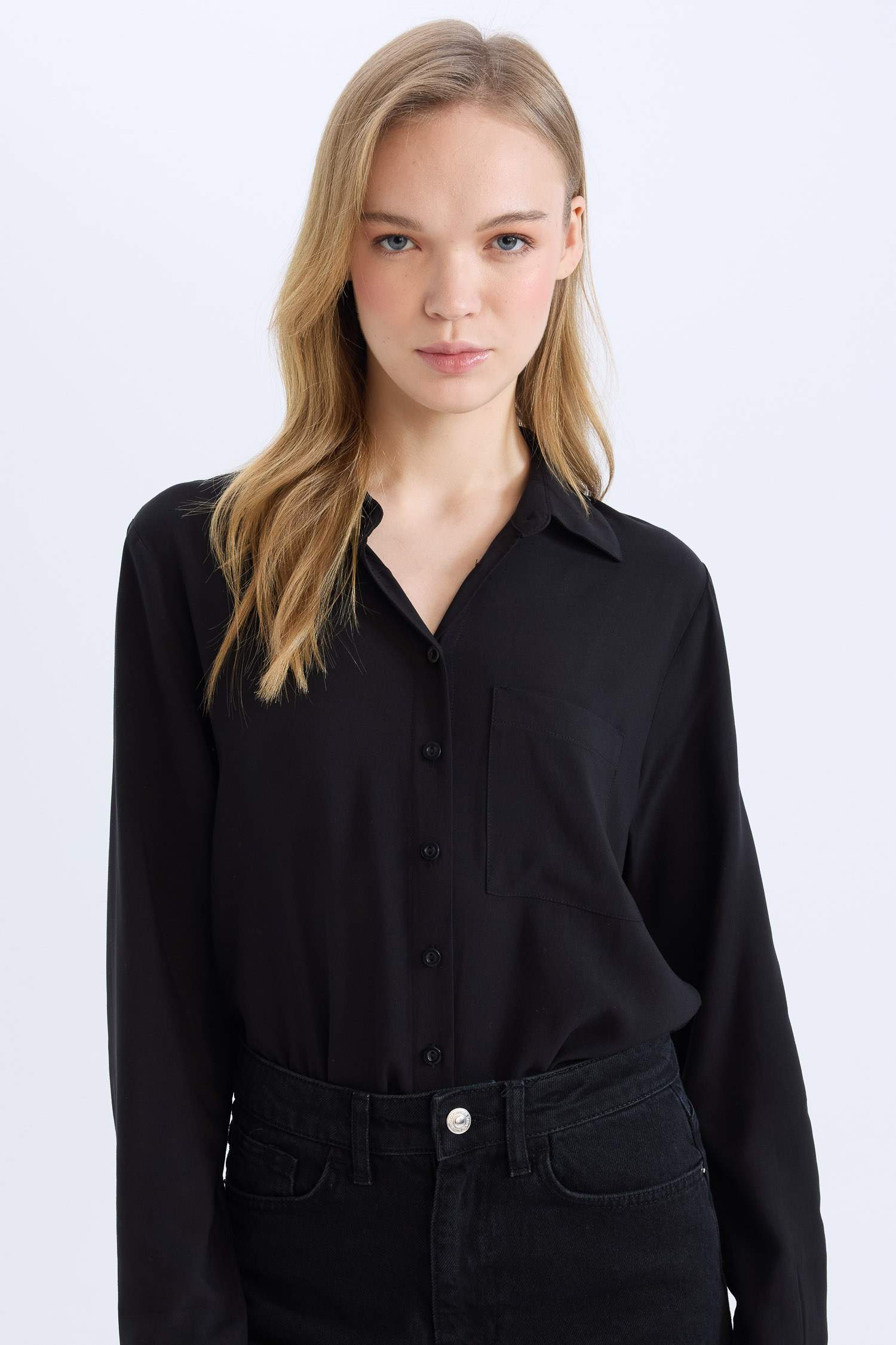 қалыпты пішім Ұзын жеңді көйлек