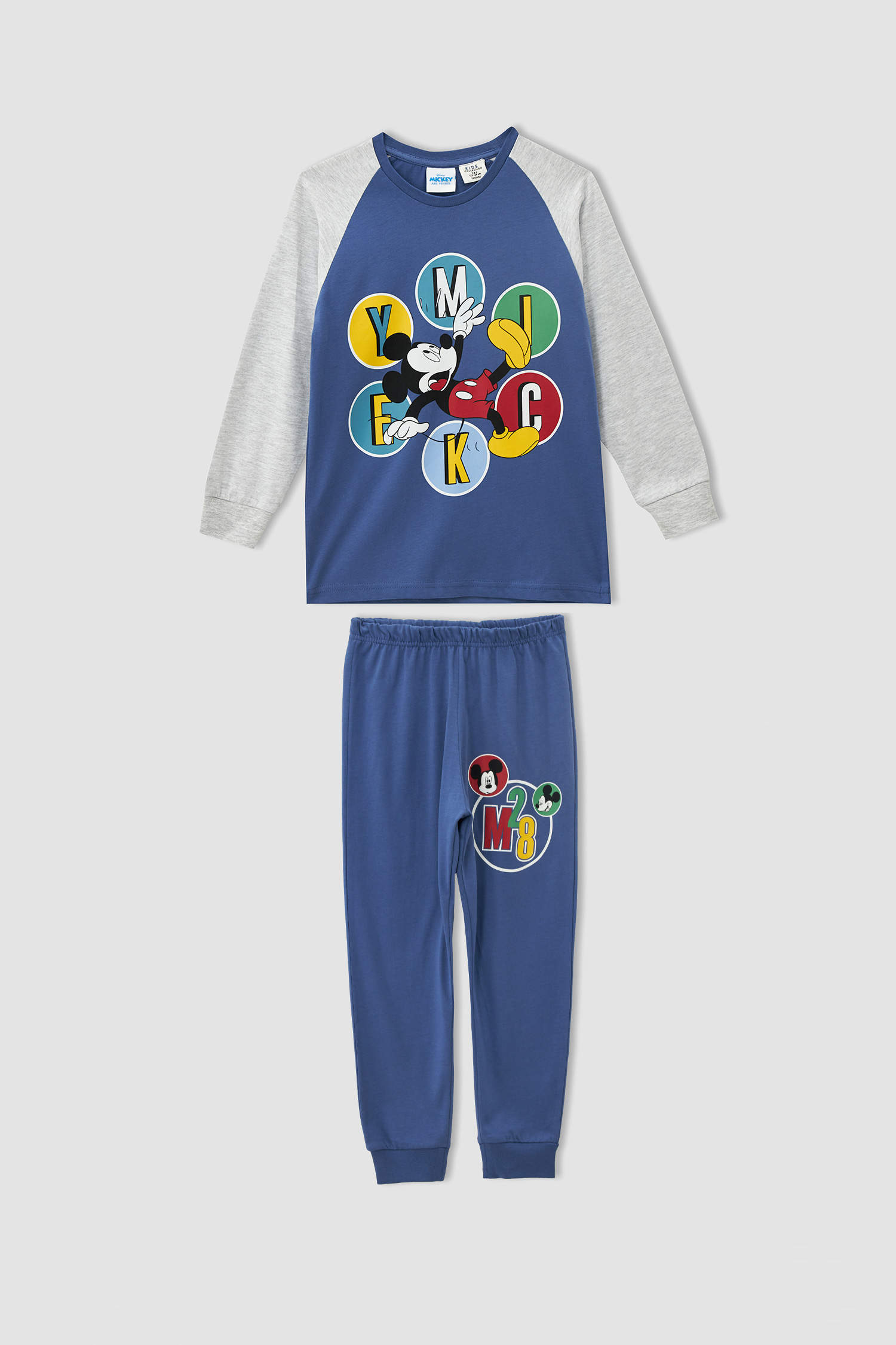 Defacto Erkek Çocuk Mickey Mouse Uzun Kollu Pijama Takımı. 3