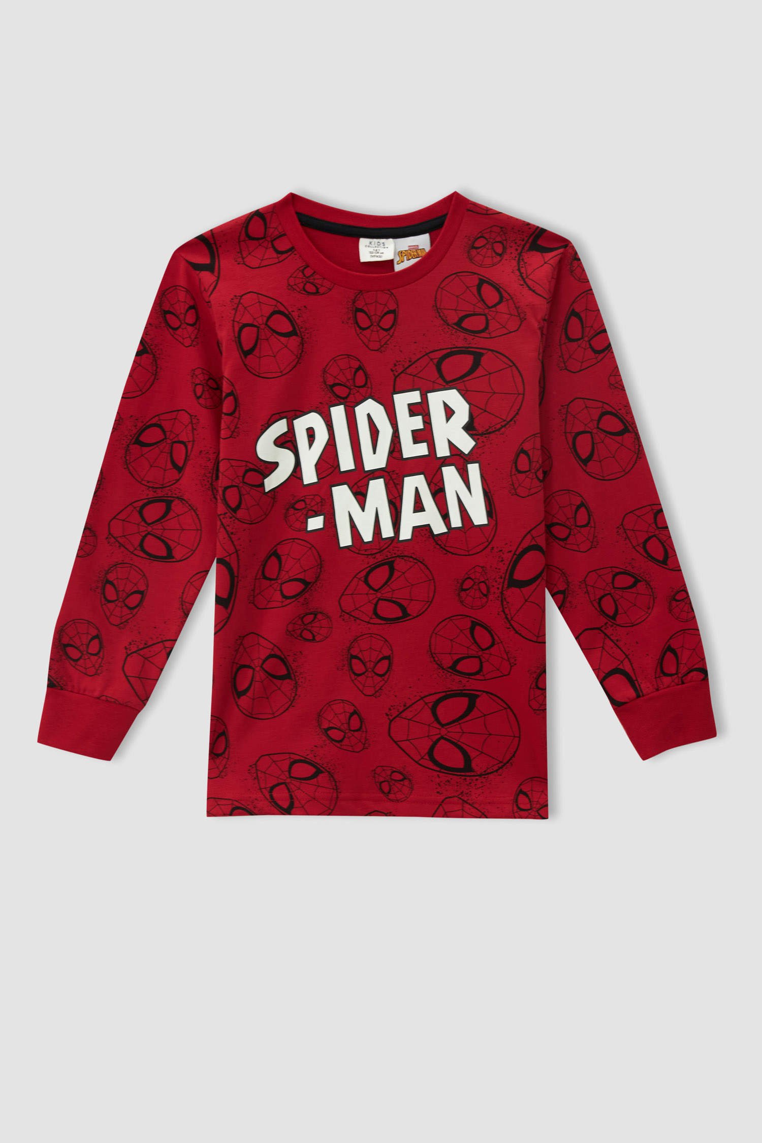 Defacto Erkek Çocuk Spider Man Lisanslı Uzun Kollu Pijama Takım. 2