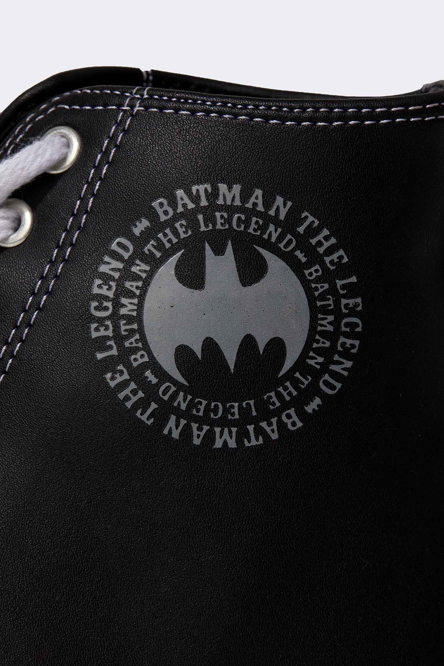 Defacto Batman Lisanslı Suni Deri Bilekli Bağcıklı Spor Ayakkabı. 6
