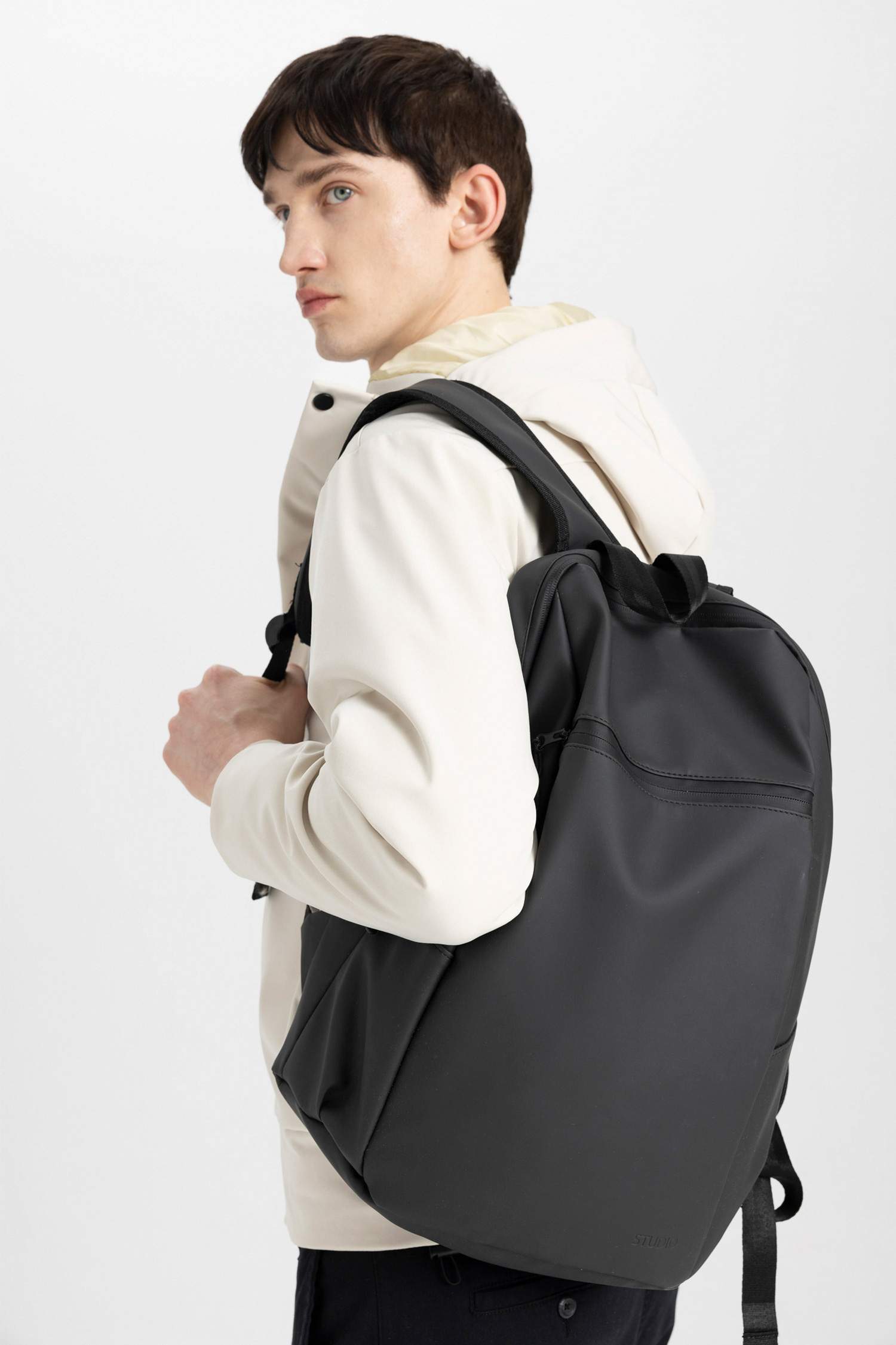 Рюкзак из искусственной кожи для мужчин, Школьная коллекция