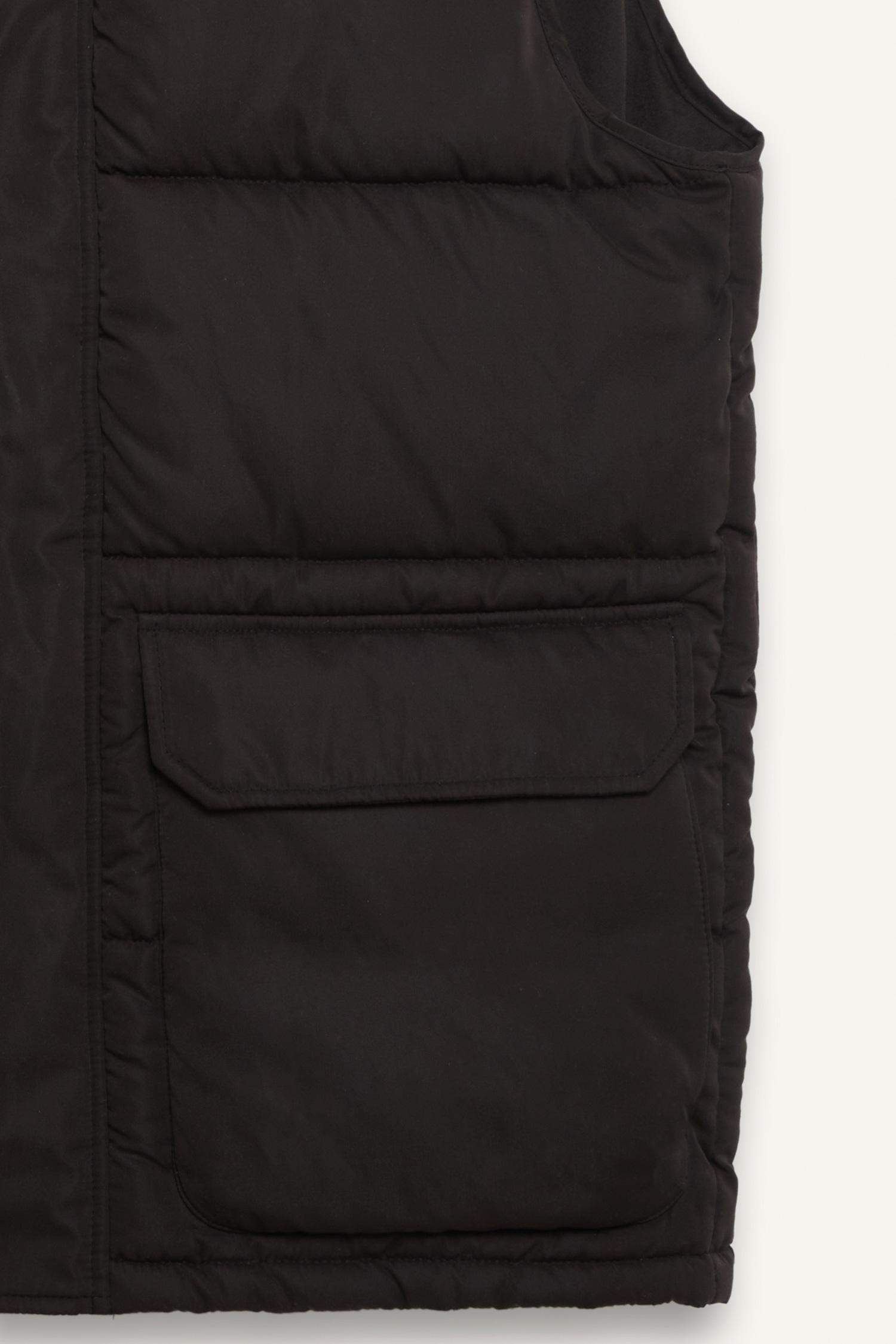 Su İtici Regular Fit Kapüşonlu Fermuarlı İç Cepli Şişme Yelek