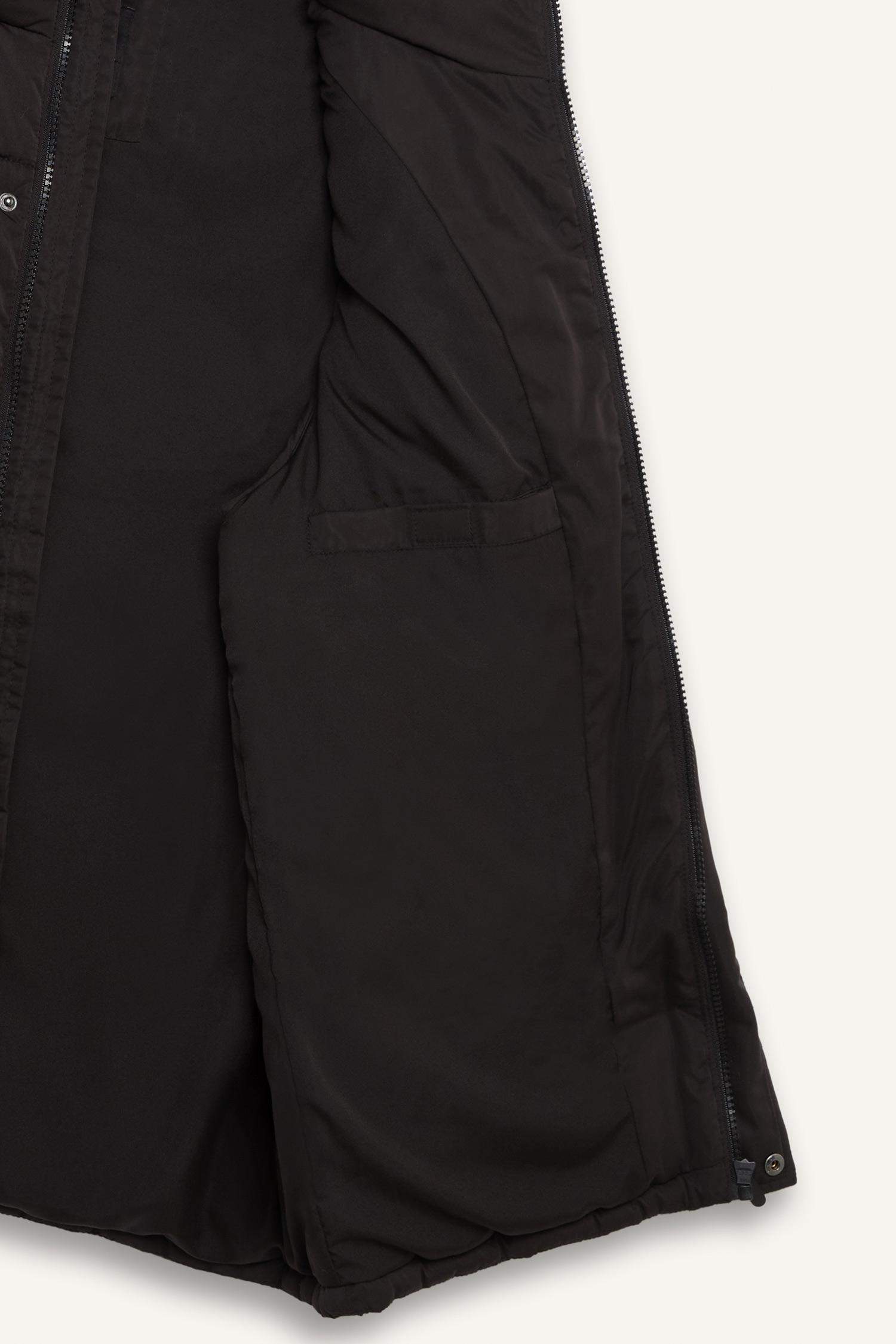 Su İtici Regular Fit Kapüşonlu Fermuarlı İç Cepli Şişme Yelek