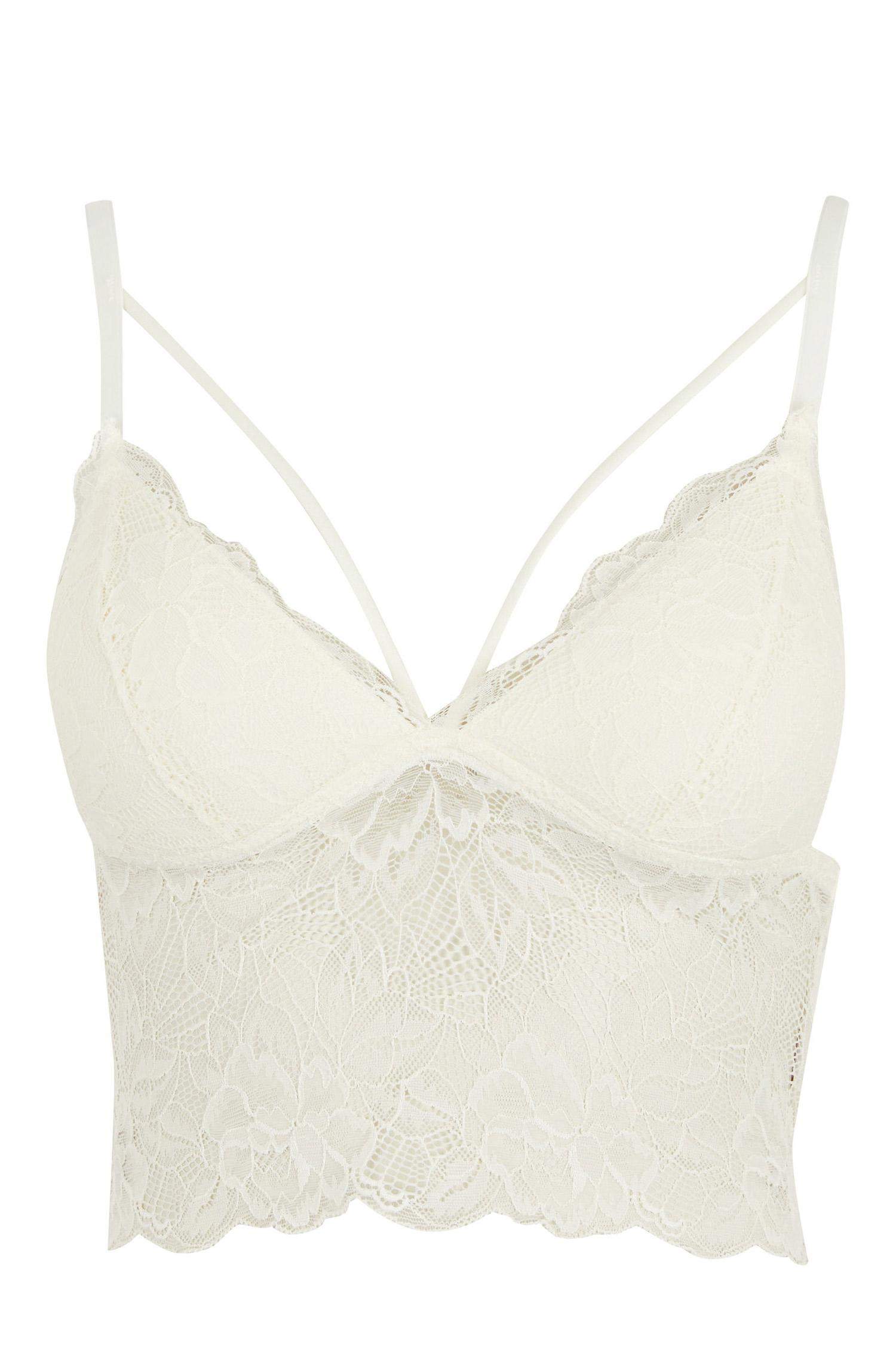 Fall in Love Dantelli Bant Detaylı Triangle Bralet