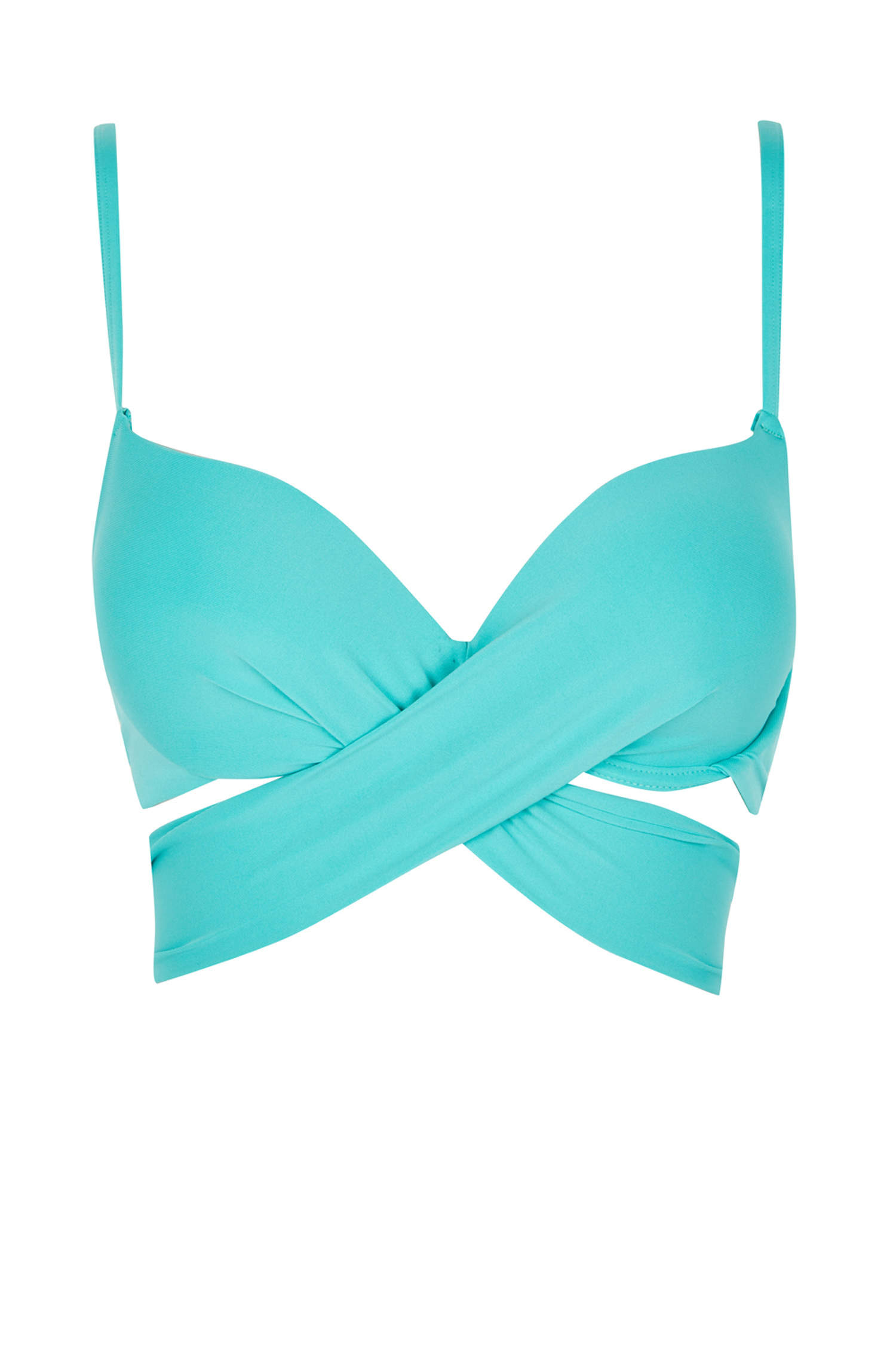 Turquoise WOMEN Regular Fit Bikini Top 2408862 | DeFacto