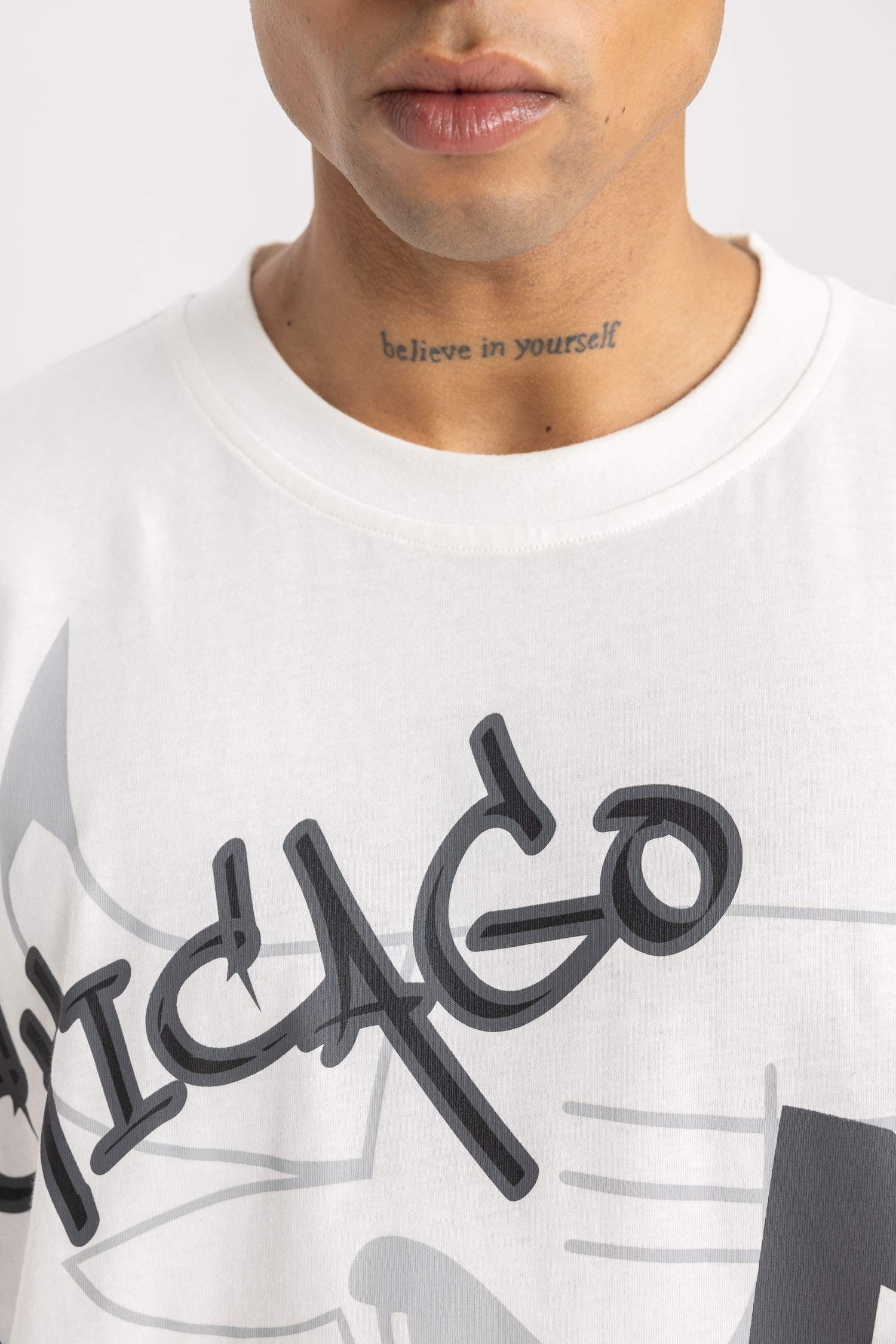 DeFactoFit NBA Chicago Bulls Oversize Fit T-Shirt