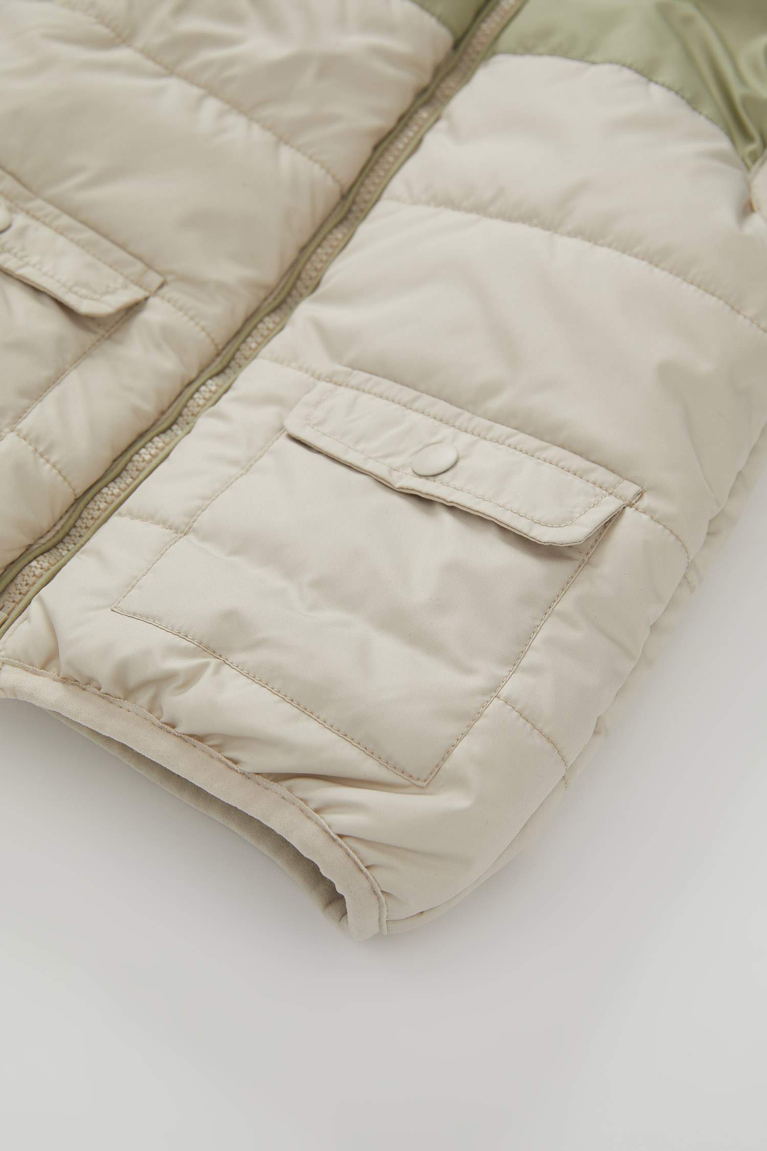 Жилет стандартного кроя в стиле колор блок из микроволокна для малышей мальчиков