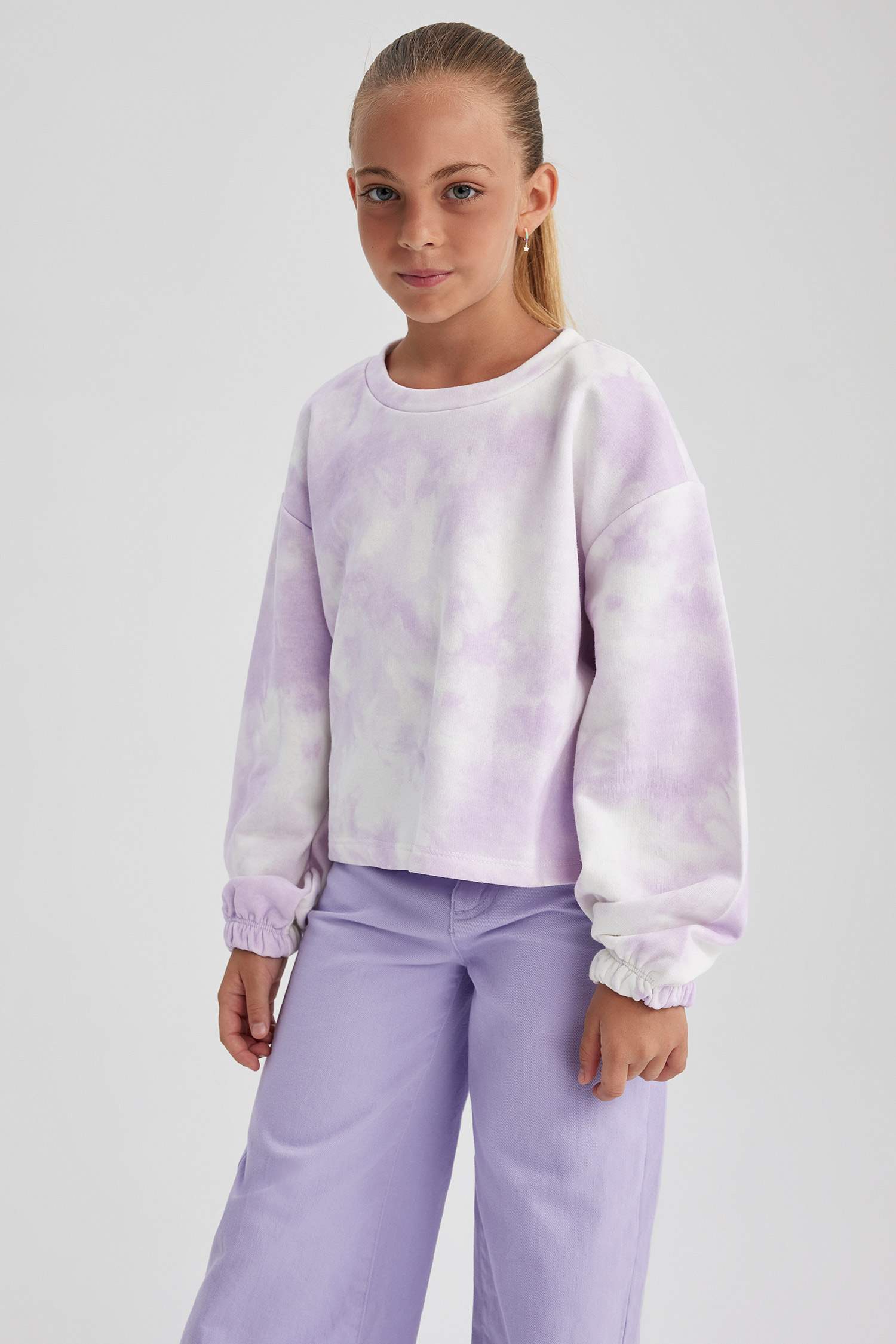 Свитшот кроп для девочек