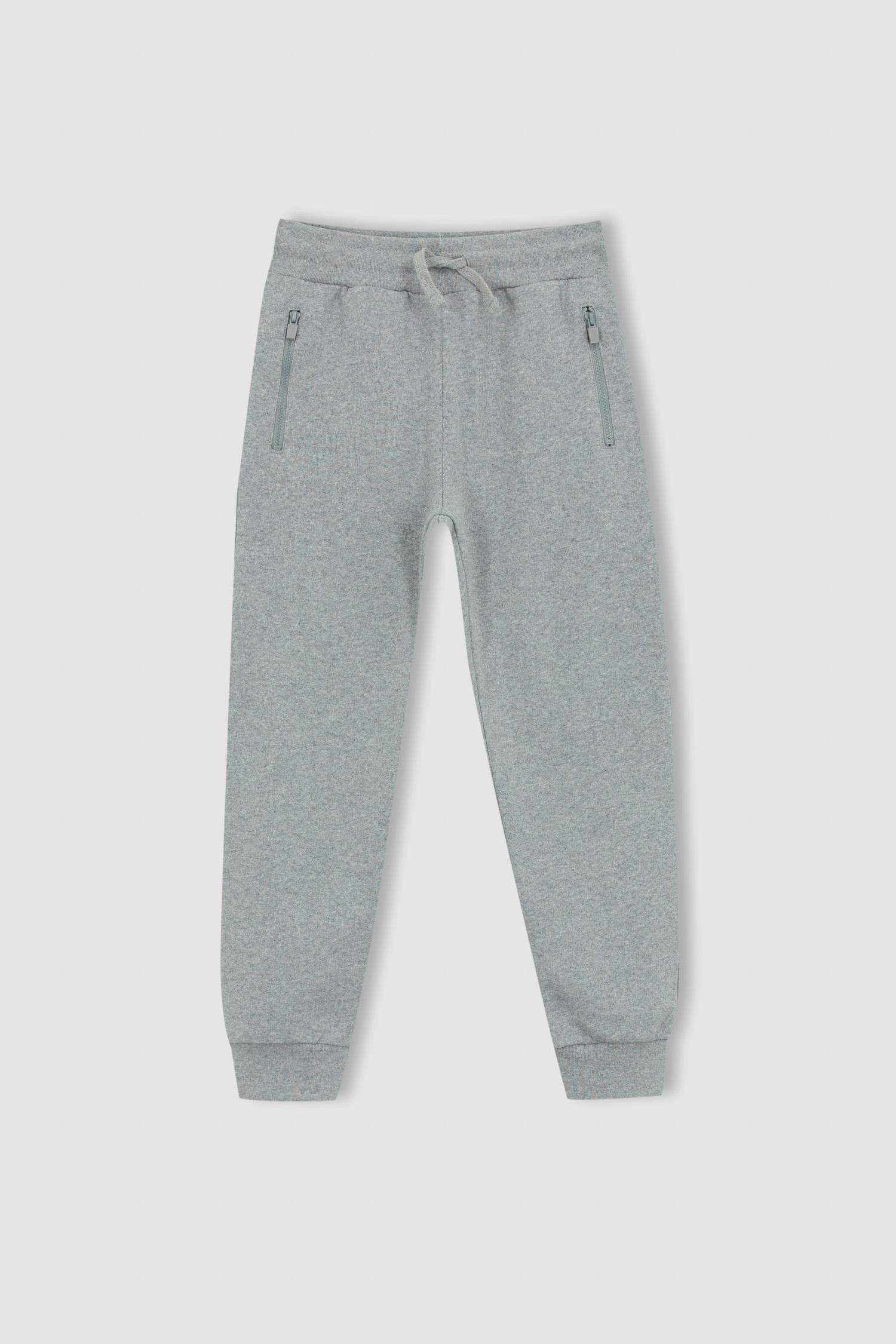 Штаны джоггеры с карманами на молнии для мальчиков