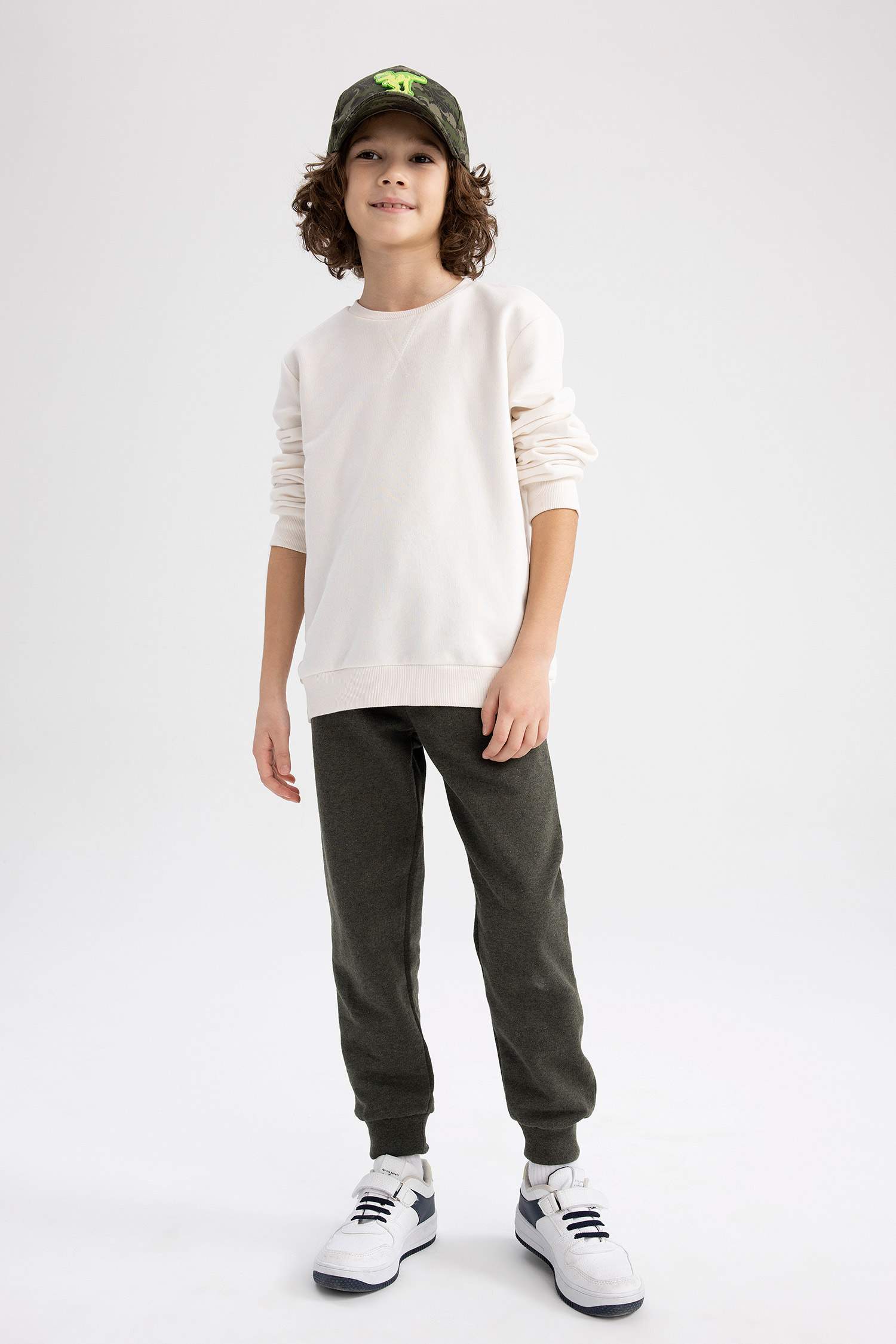 Boys Basic Zipper Pocket Jogger Tracksuit Bottoms