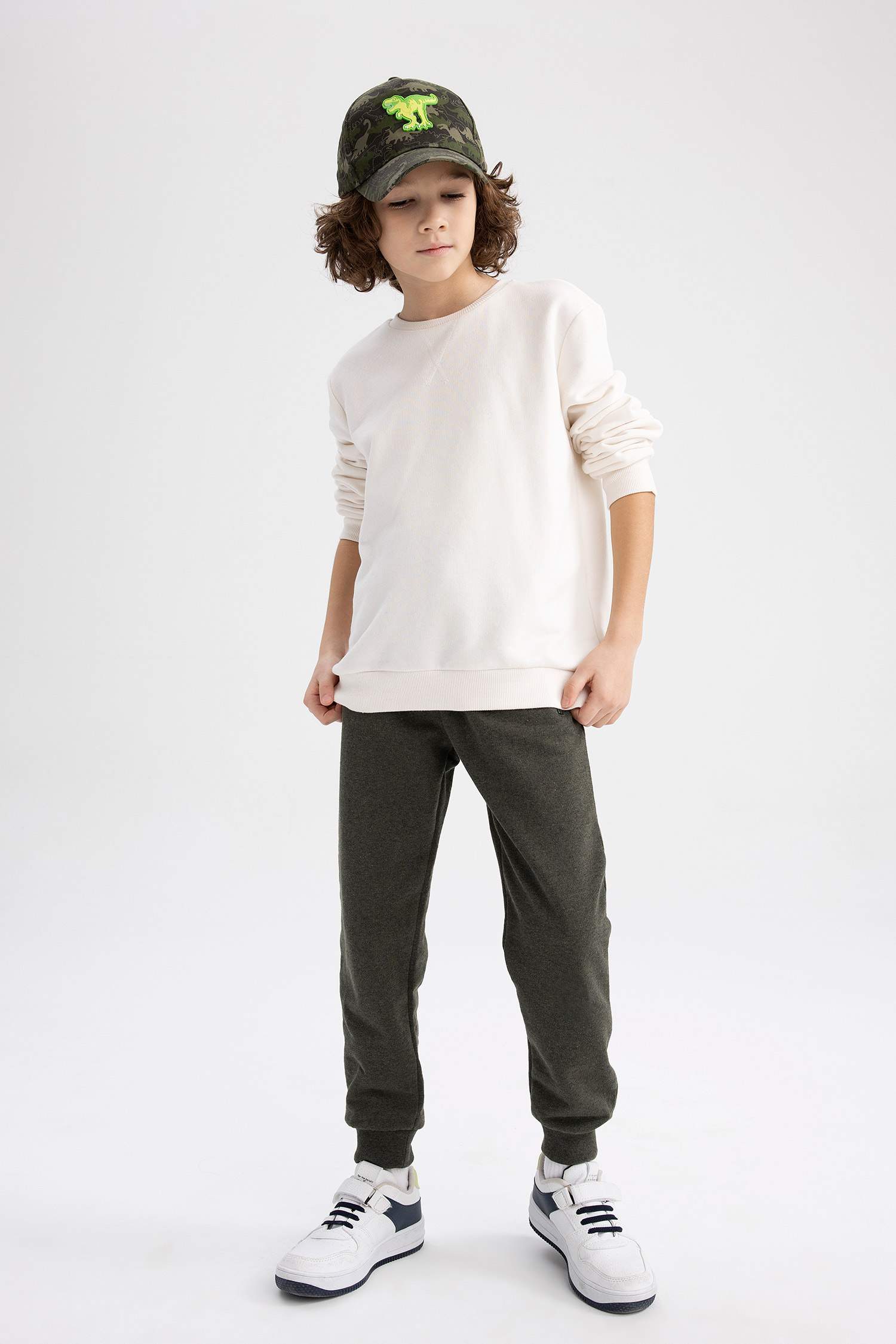 Boys Basic Zipper Pocket Jogger Tracksuit Bottoms