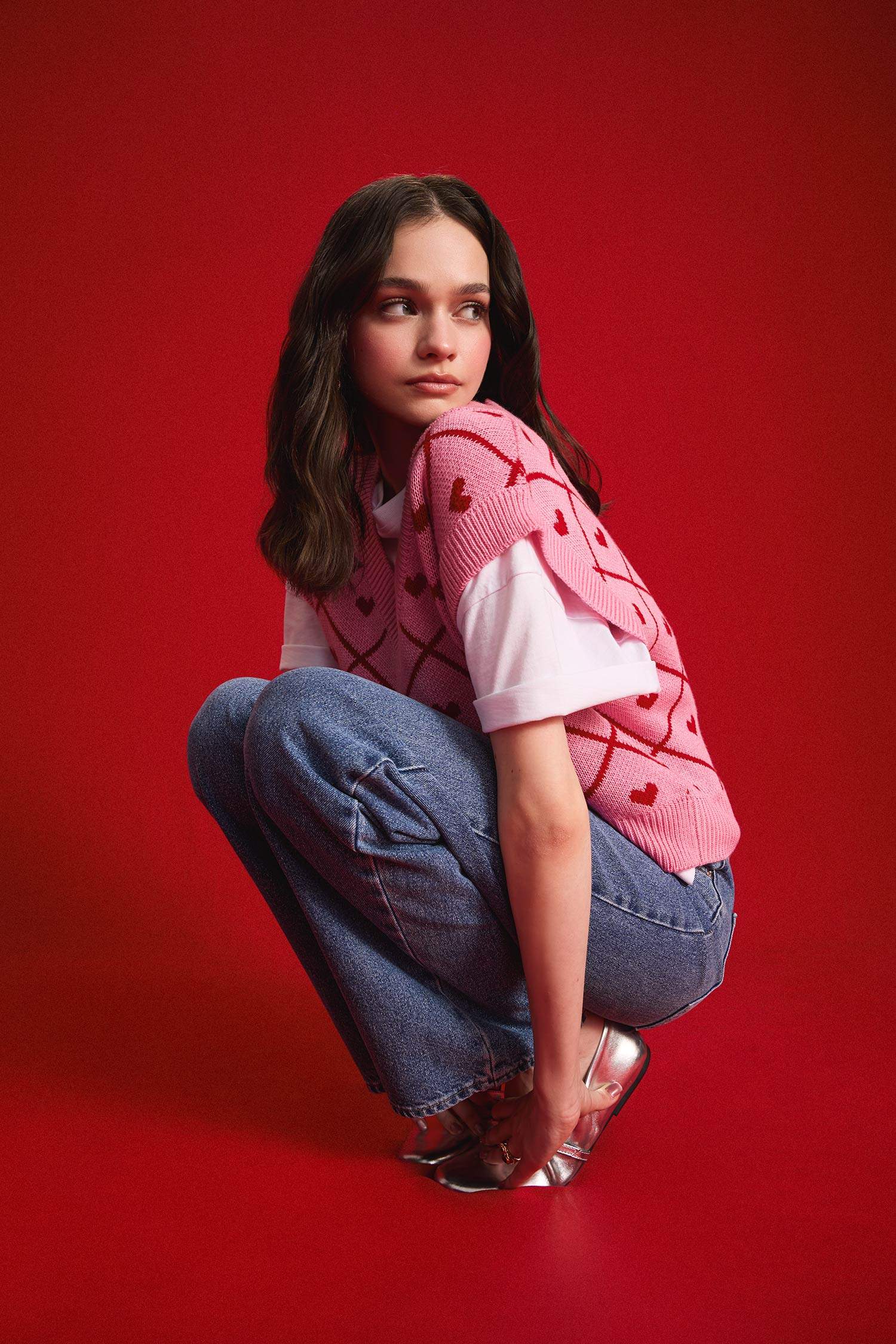 Regular Fit V-Neck Vest