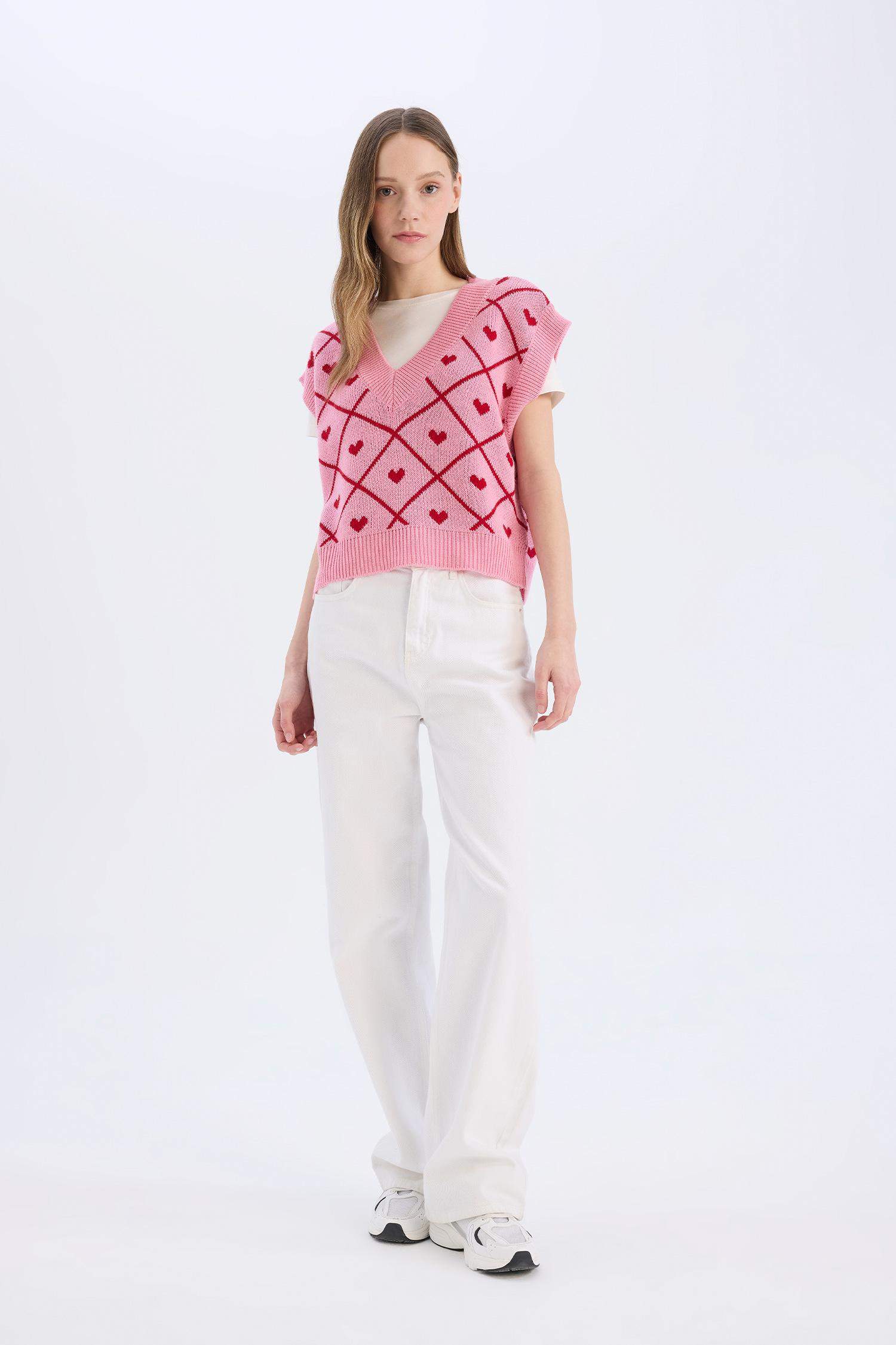 Regular Fit V-Neck Vest