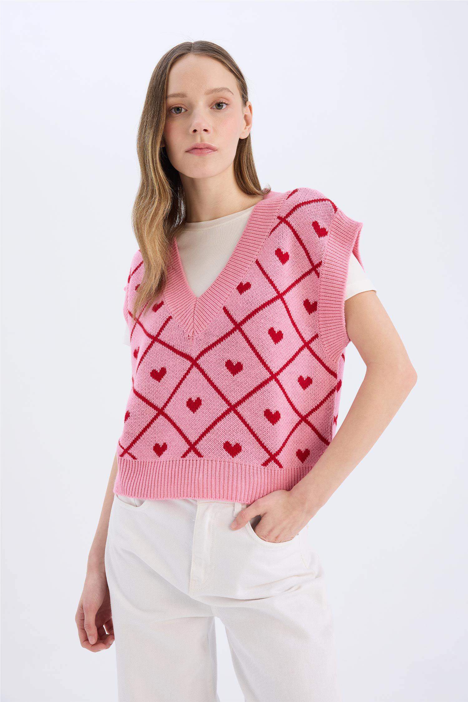 Regular Fit V-Neck Vest