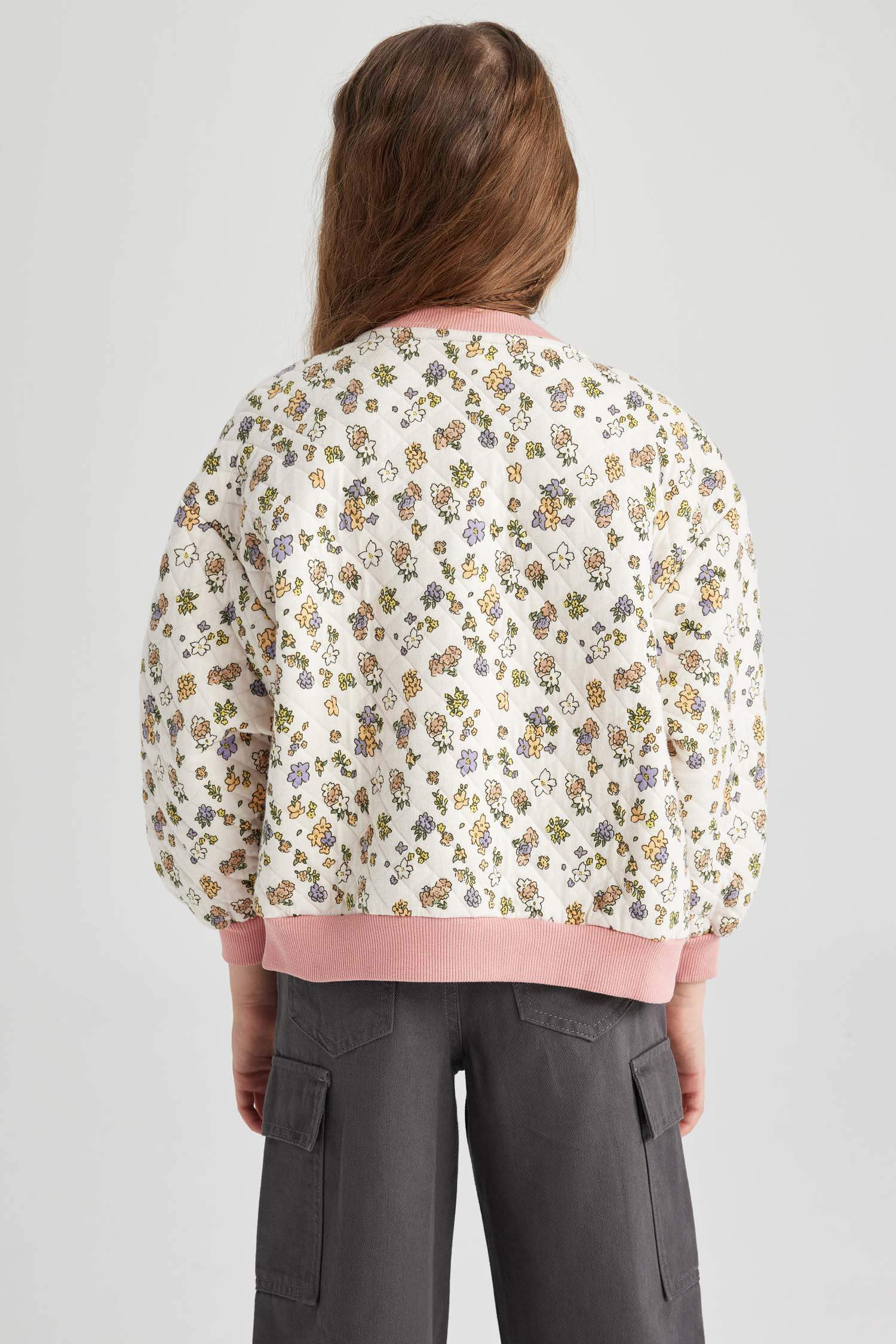 H&m floral bomber on sale jacket