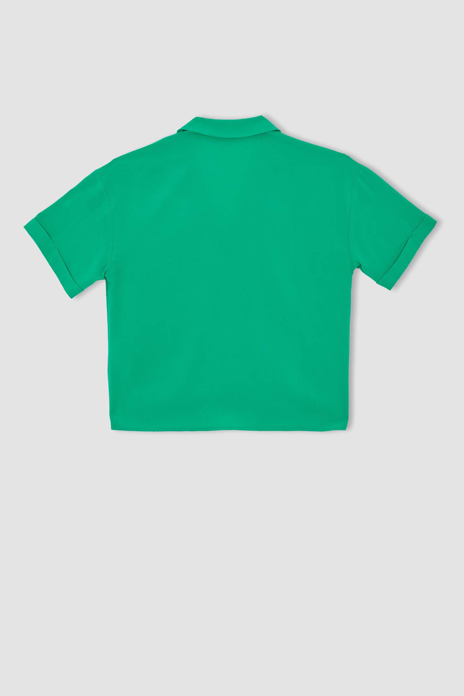 Рубашка с коротким рукавом свободного кроя для женщин