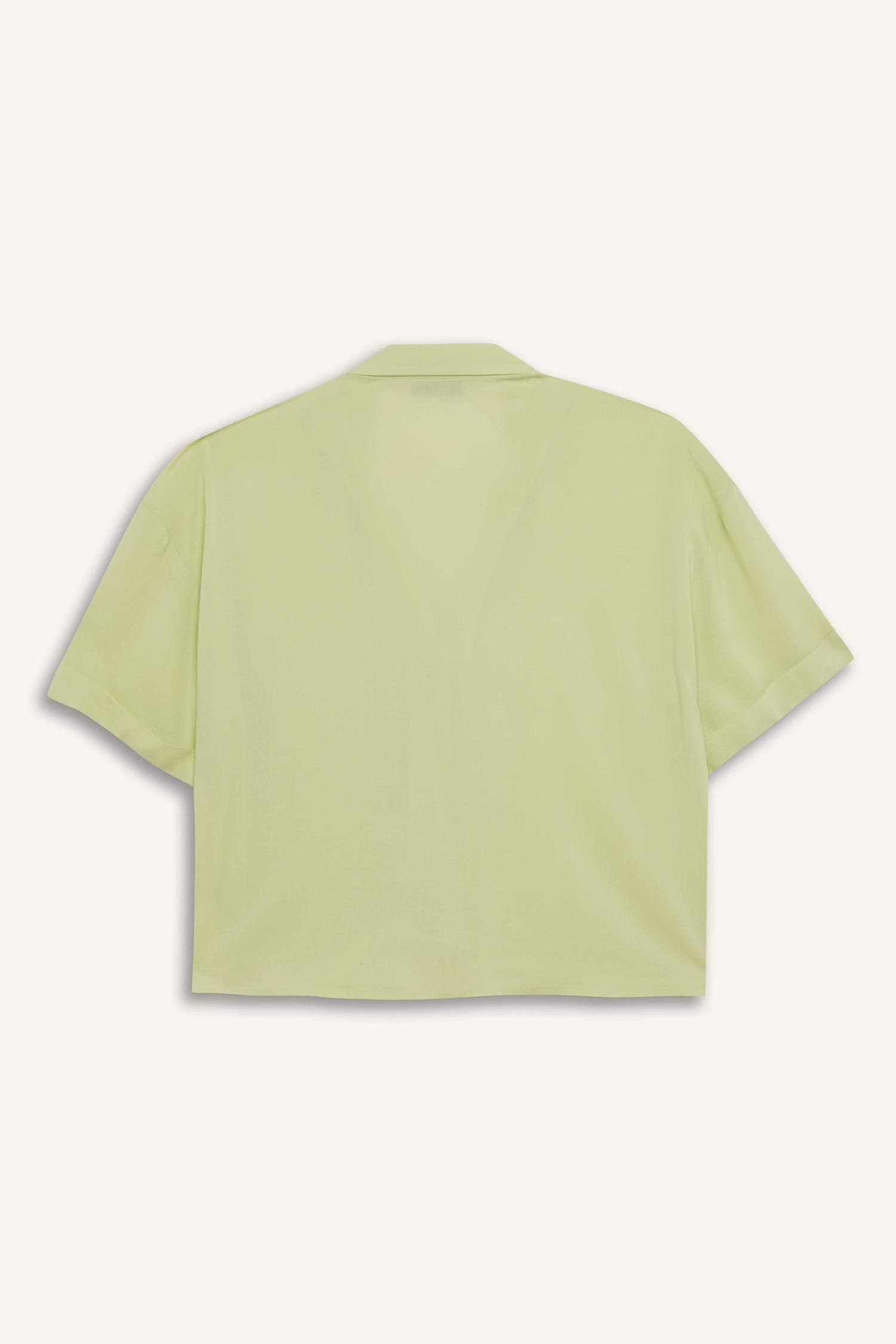 Chemise oversize à manches courtes