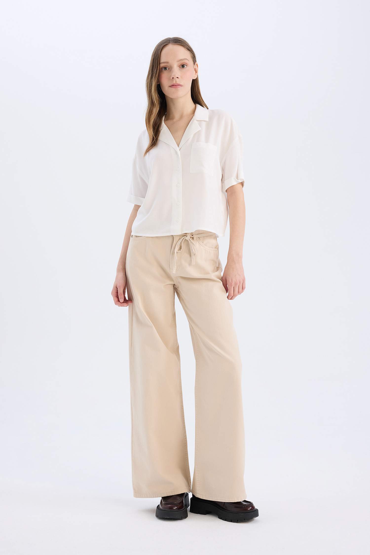 Coool оверсайз пижамная рубашка с коротким рукавом и воротником