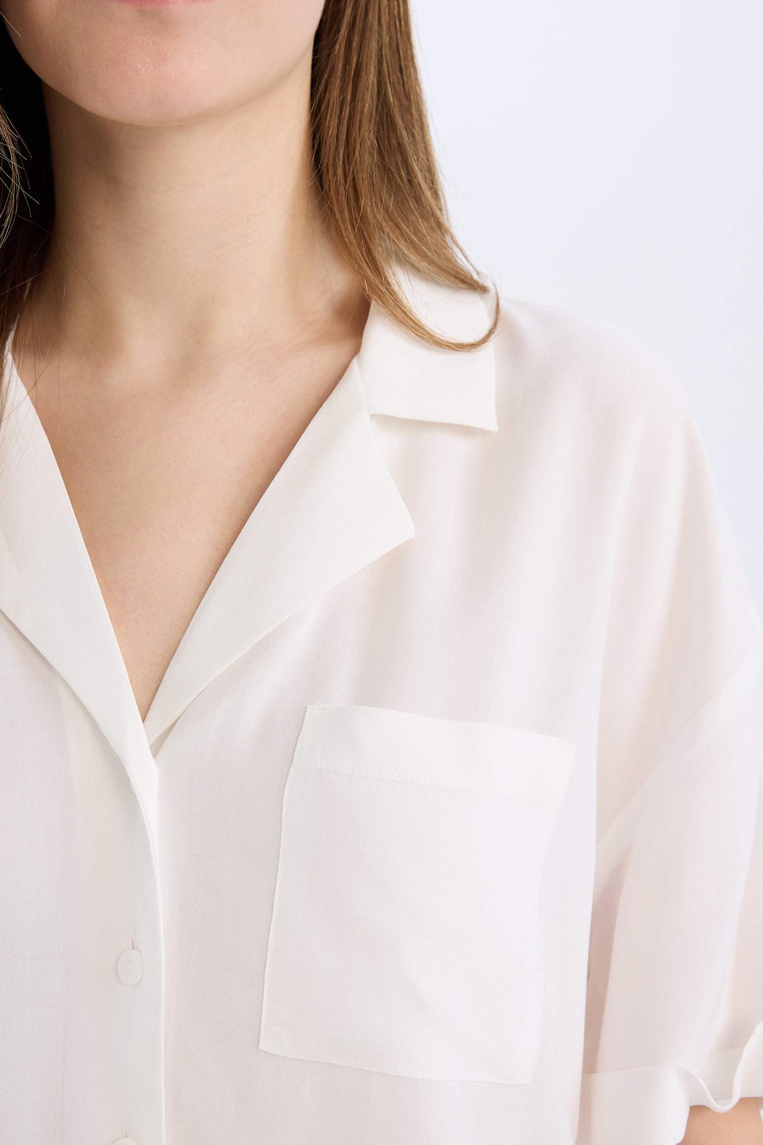 Coool оверсайз пижамная рубашка с коротким рукавом и воротником