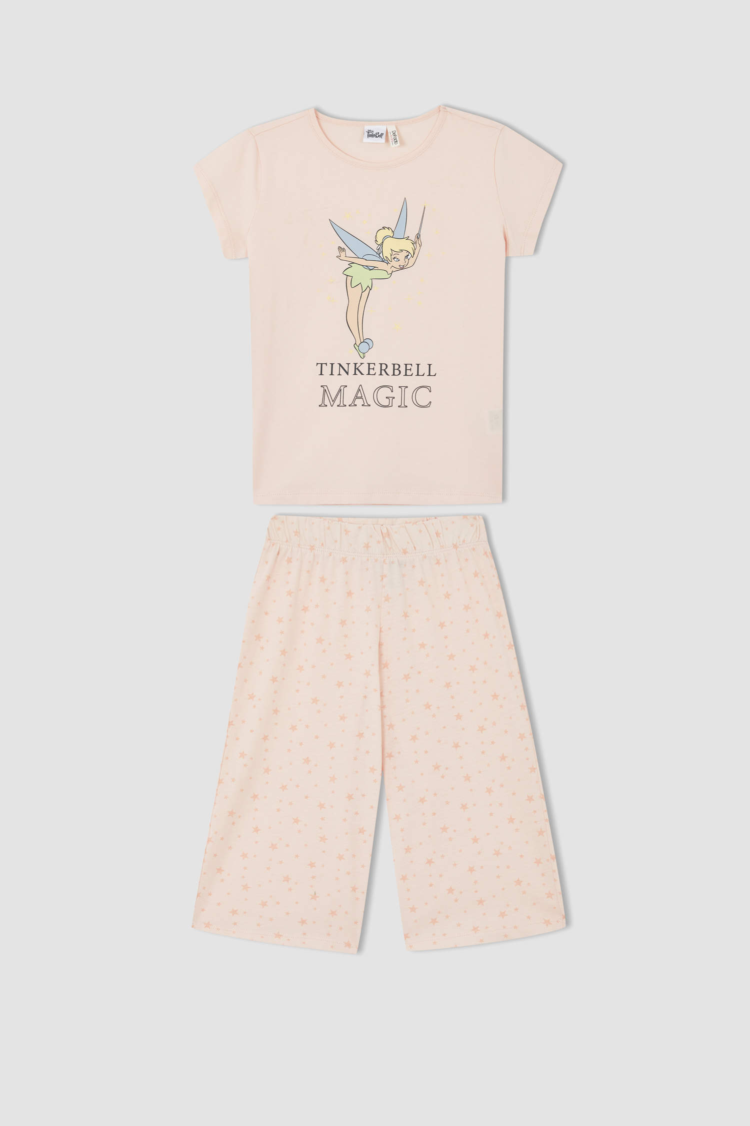Defacto Kız Çocuk Disney Tinker Bell 2'li Pijama Takım. 3