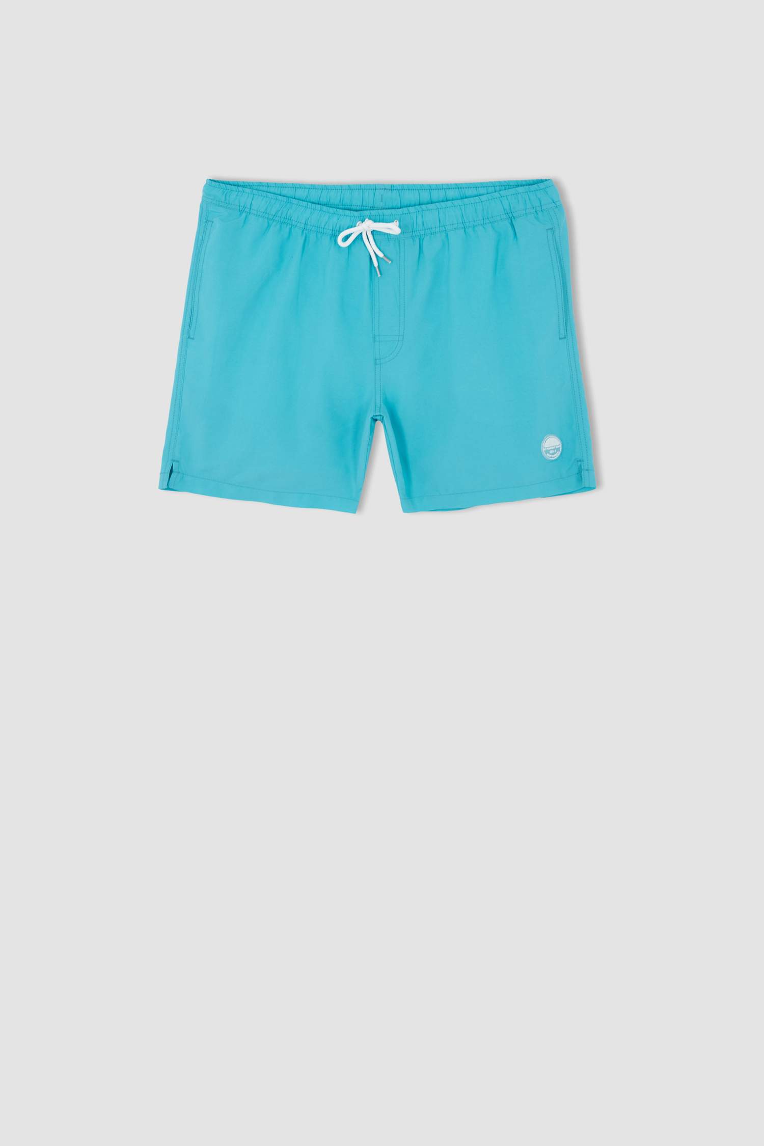 Turquoise HOMME Short De Bain Basique Courte Longueur