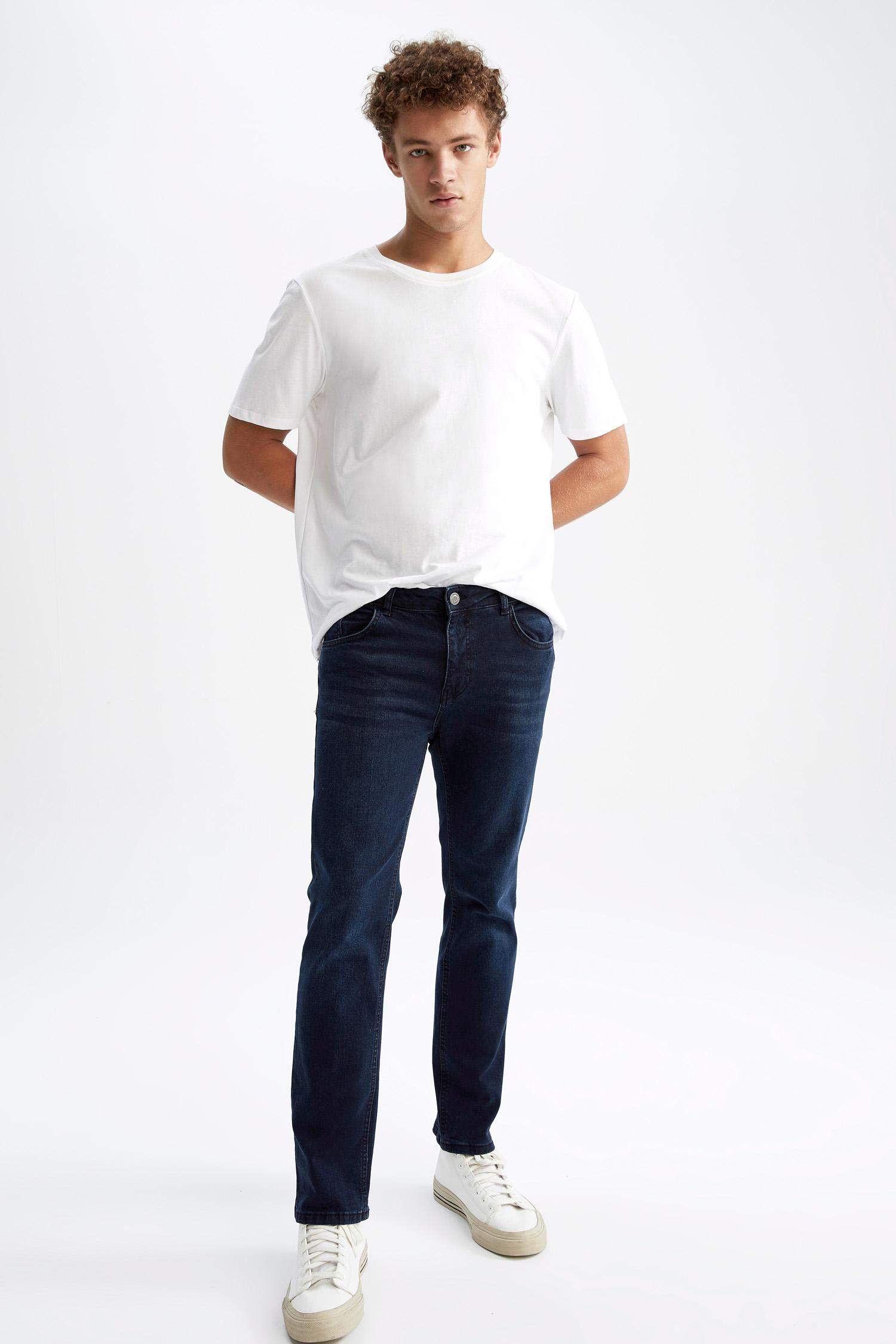 بنطلون جينز سيرجيو بقصّة عادية بخصر عادي