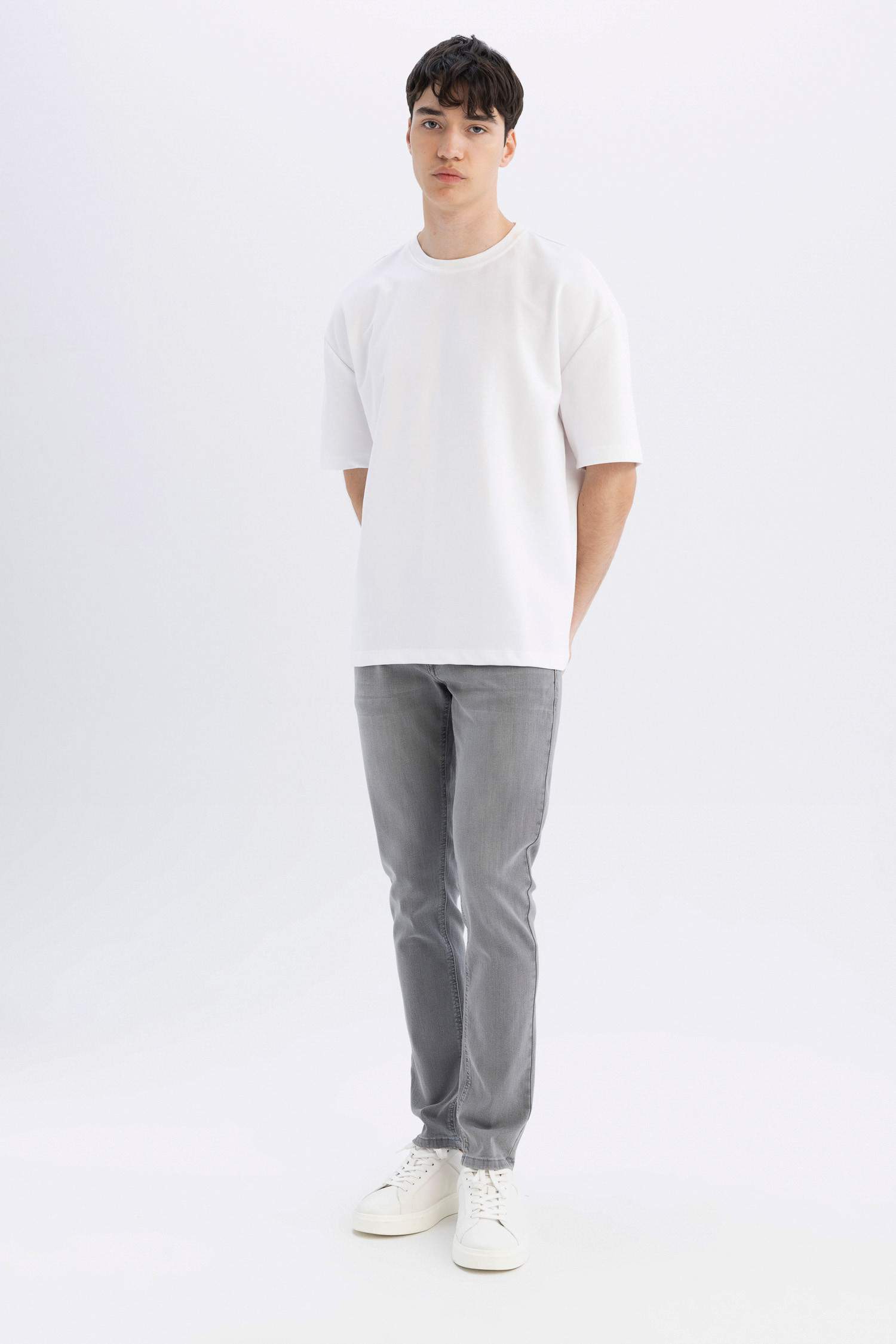 Carlo Skinny Fit Extra Slim Fit Normal Waist Jeans