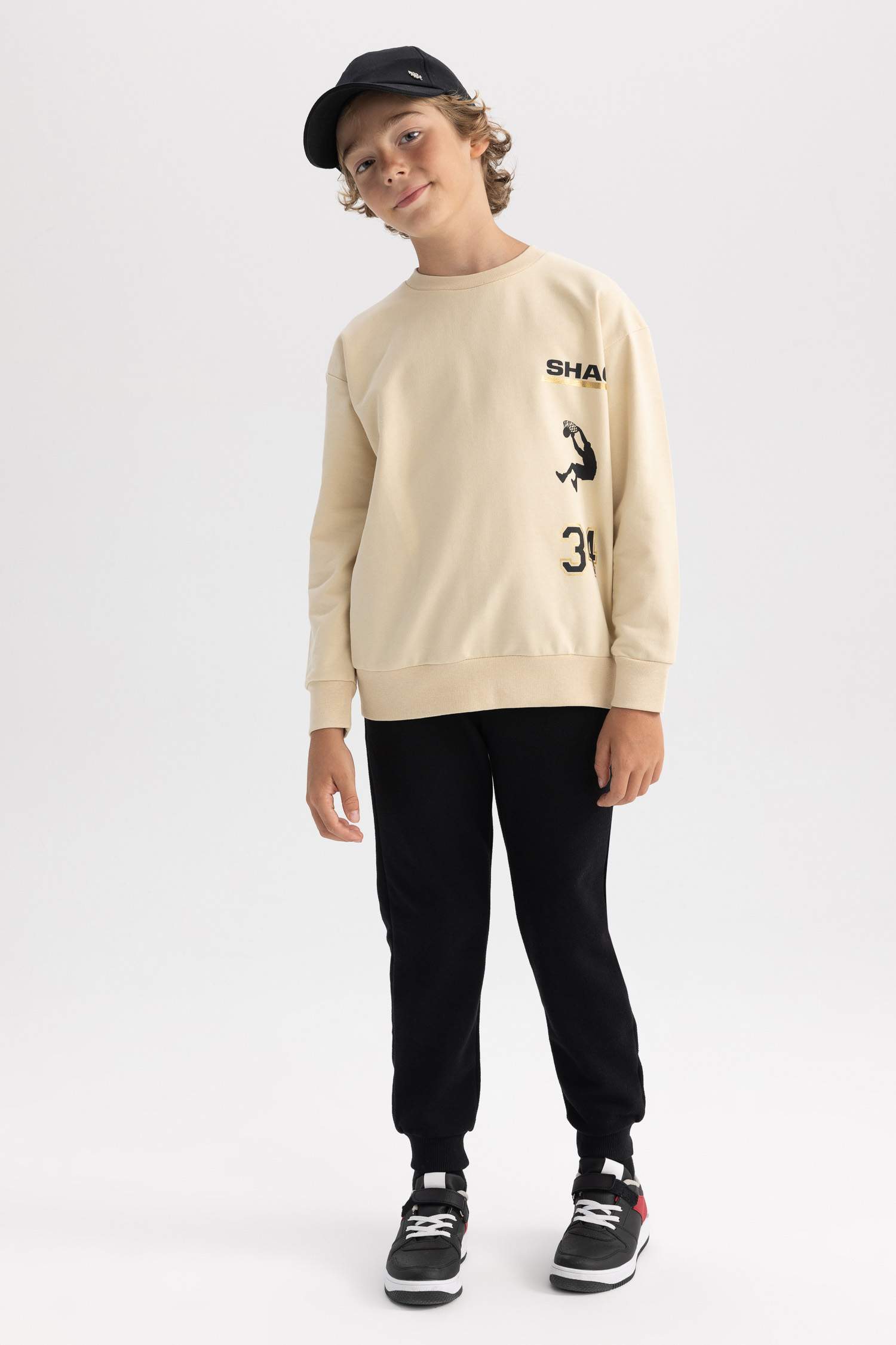 Світшот свободного крою Shaquille O'Neal з тонкої тканини для хлопчиків