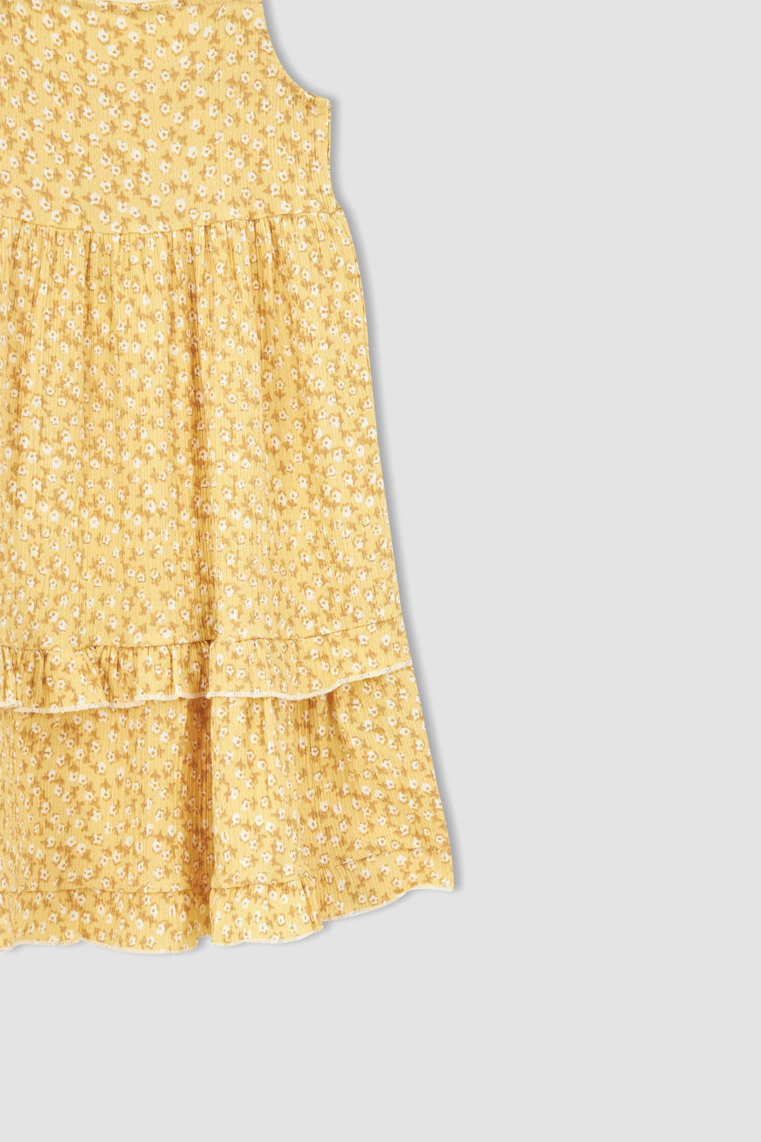 Girl Patterned Strap Dress