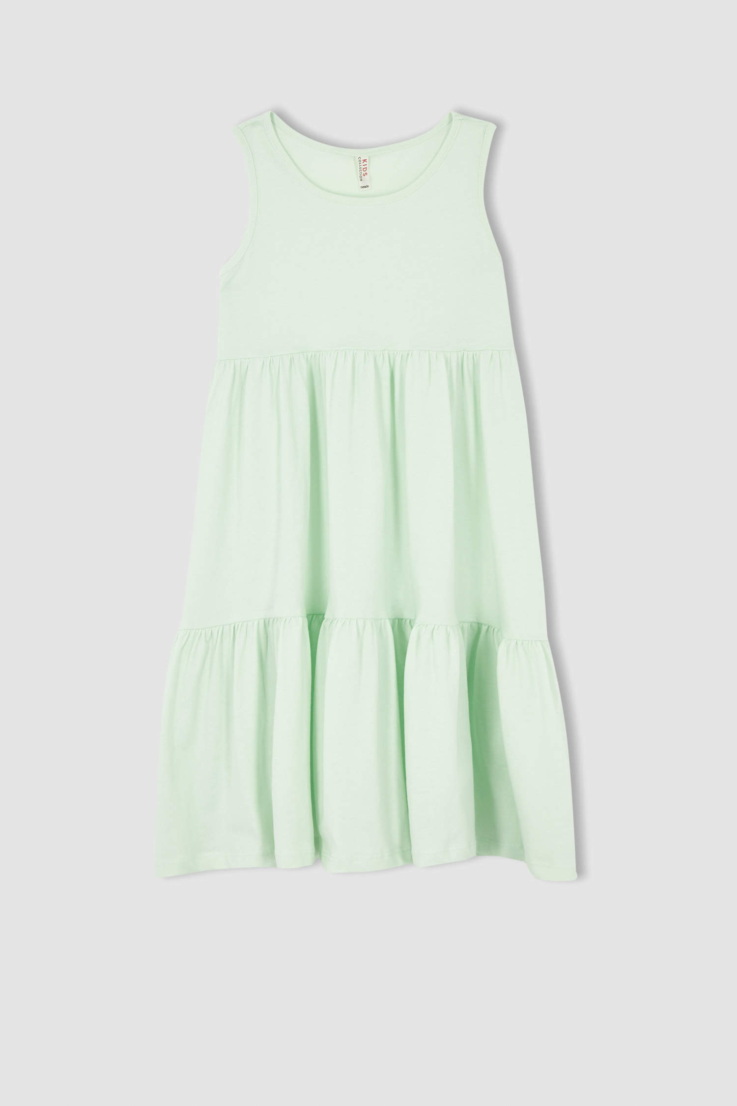 Turquoise GIRLS & TEENS Girl Regular Fit Sleeveless Midi Dress 2473934 ...