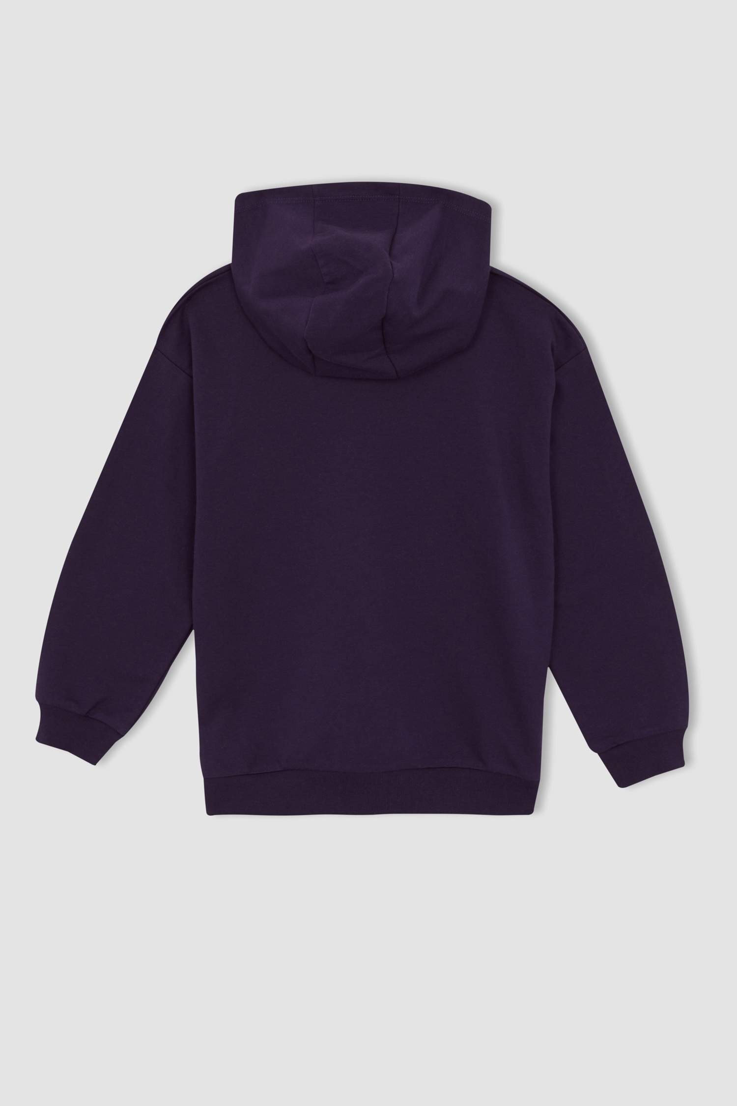 Худи свободного кроя с принтом для мальчиков