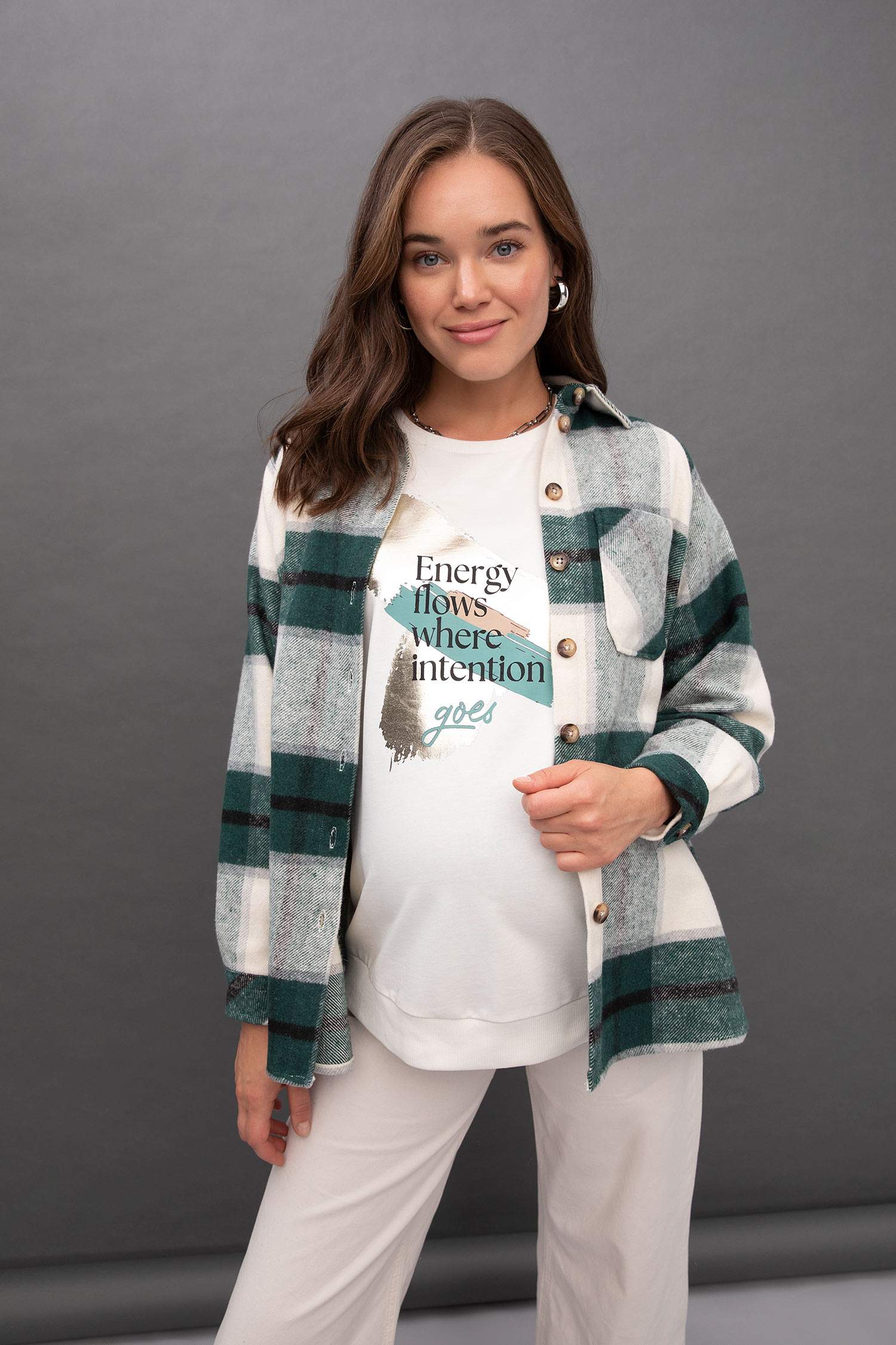 Футболка с длинным рукавом оверсайз для женщин