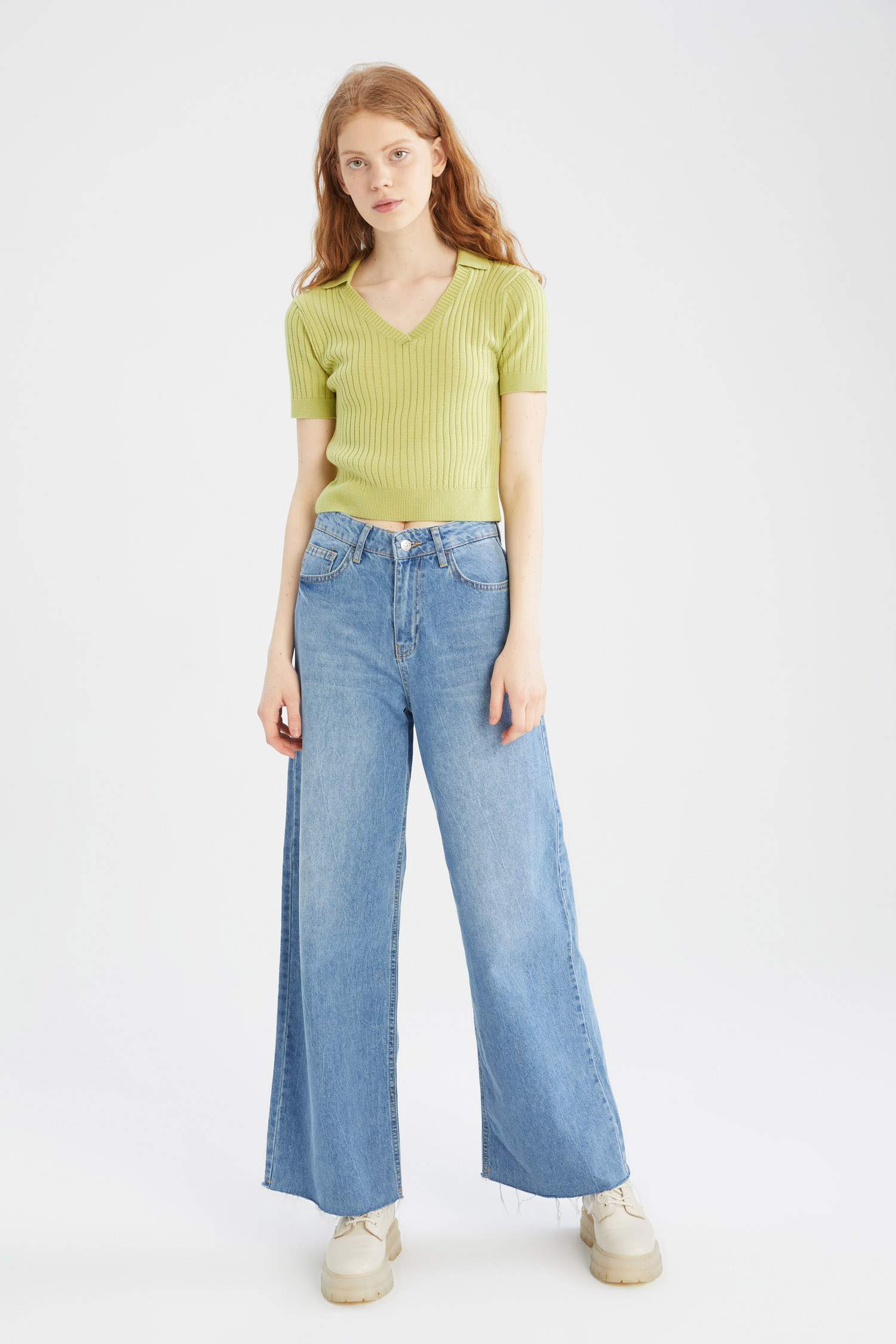 Свитер с воротником-поло, Coool