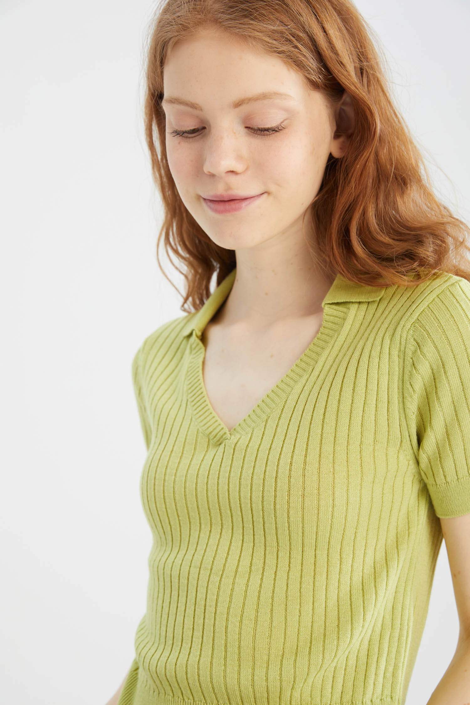 Свитер с воротником-поло, Coool