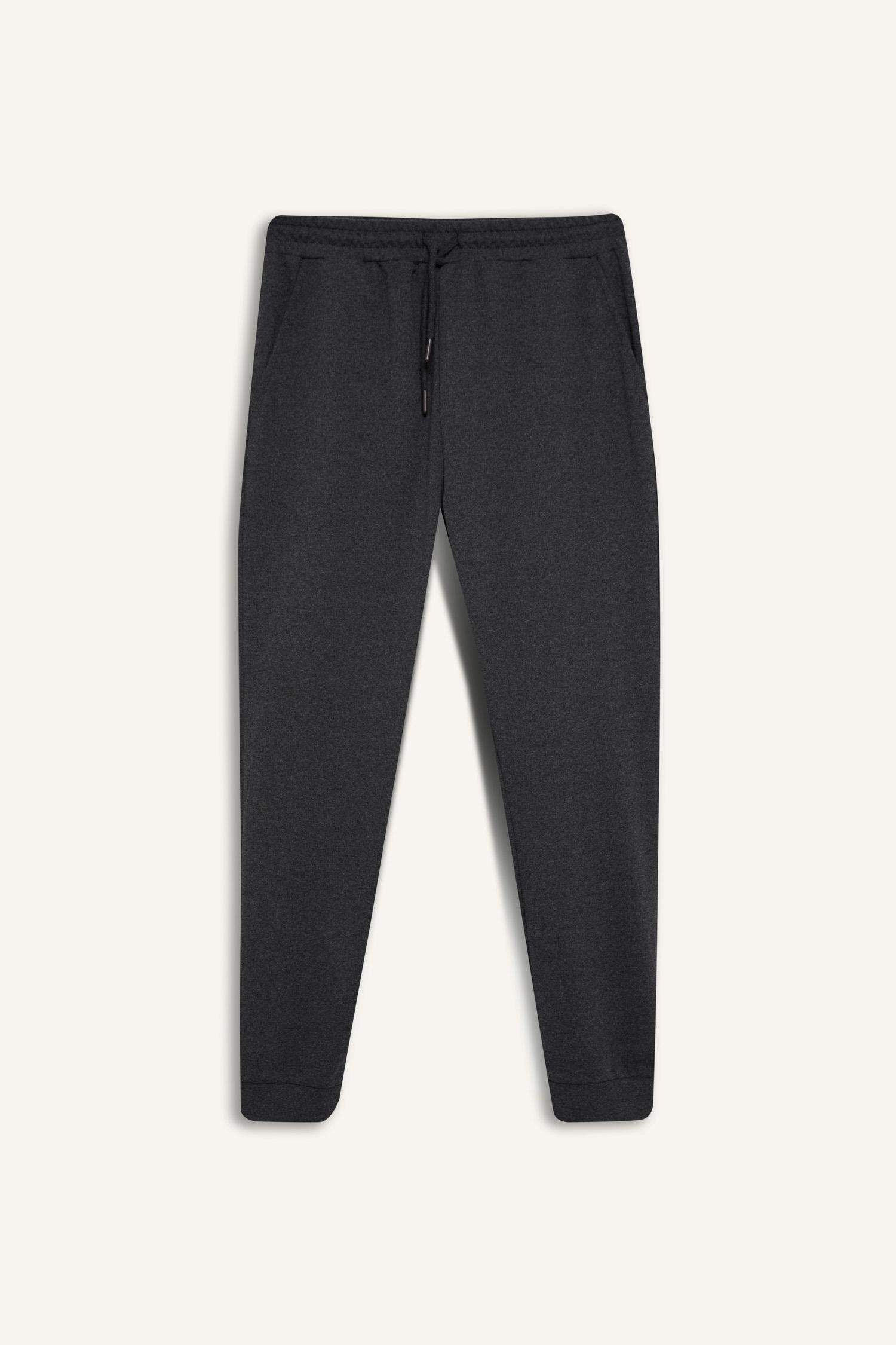 Regular Fit Cepli Beli Bağcıklı Pijama Altı