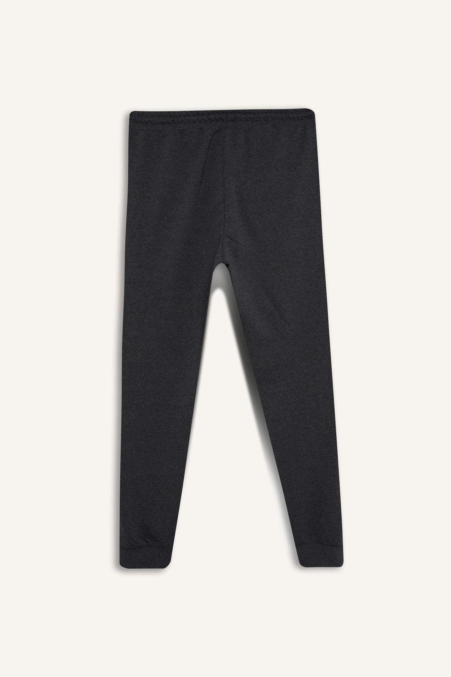 Regular Fit Cepli Beli Bağcıklı Pijama Altı