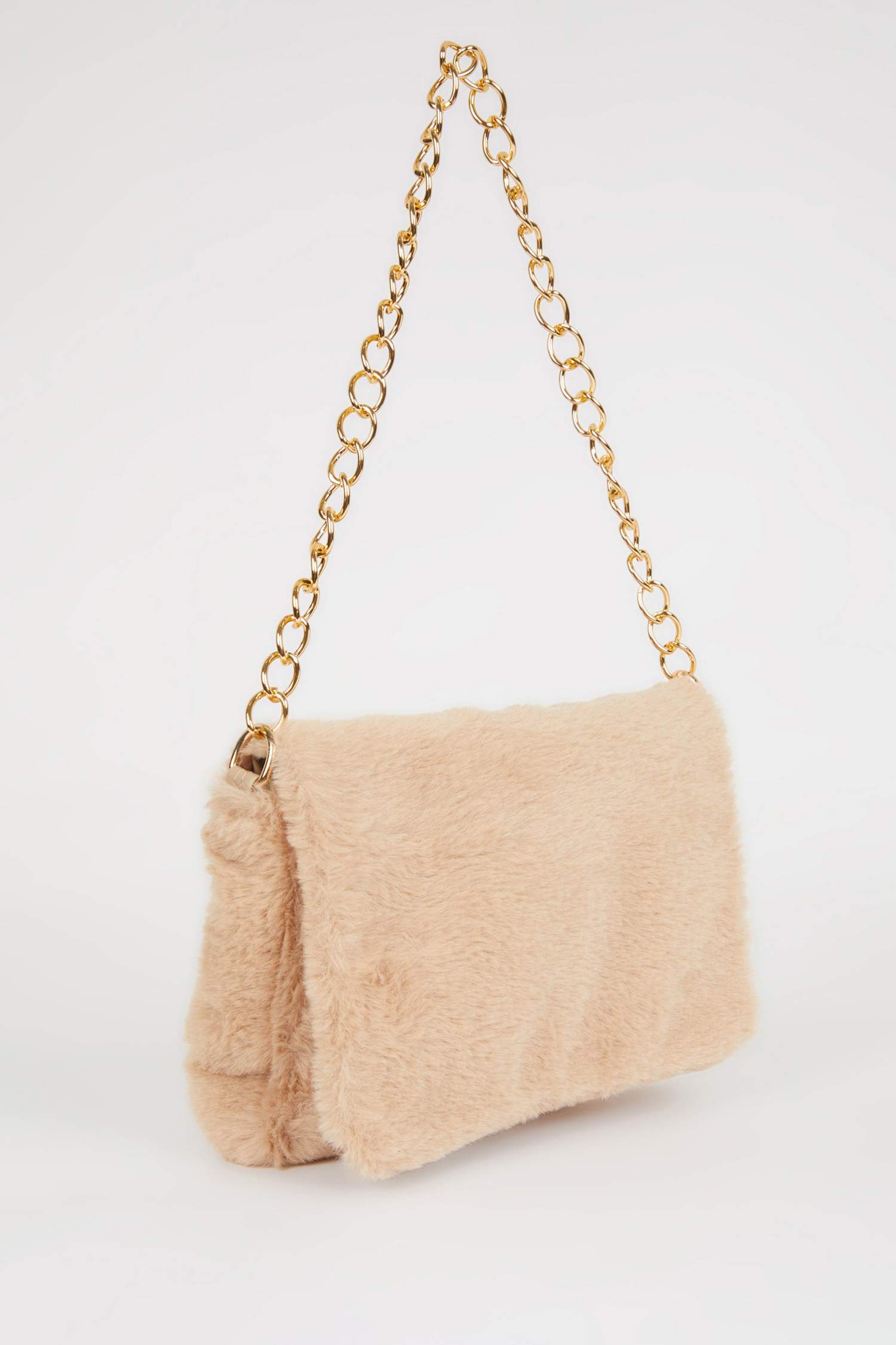 Women Plush Chain Shoulder Bag