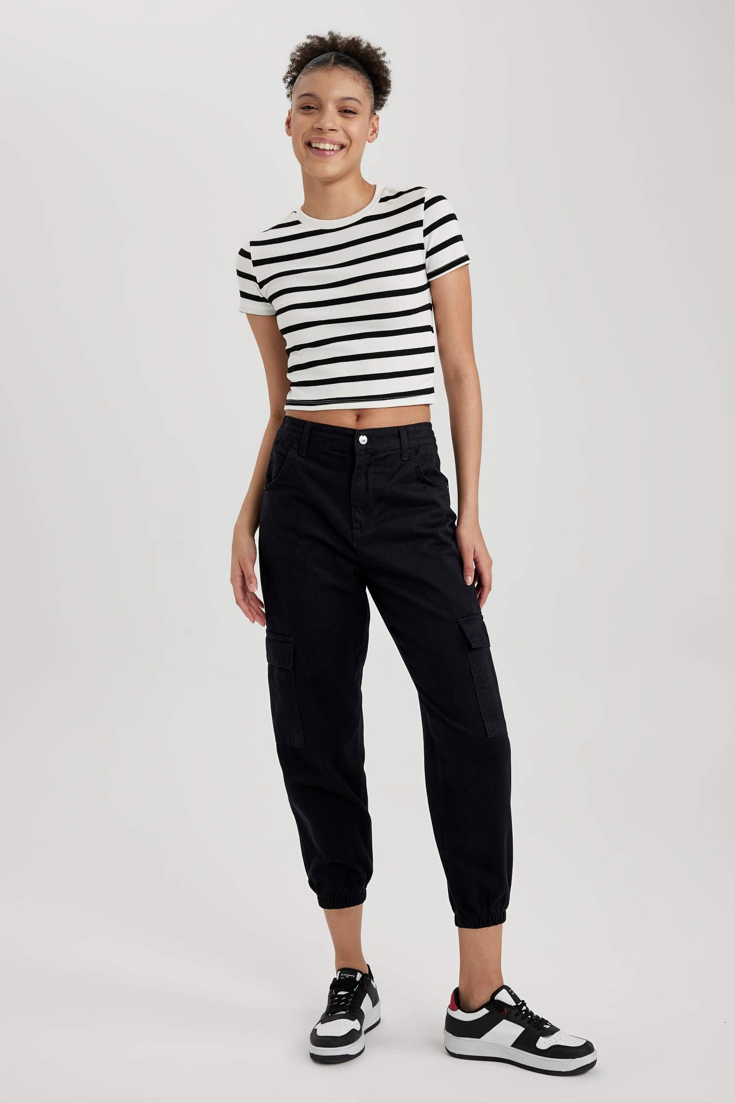 Carla high sales waist utility pant