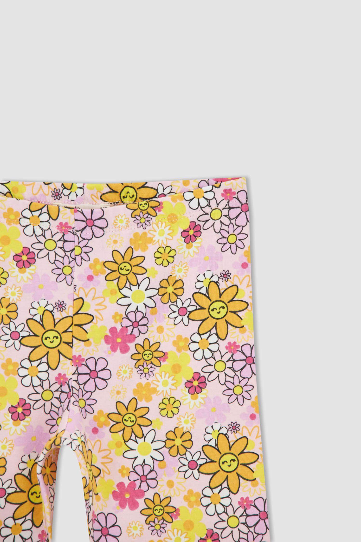 Трикотажні легінси бежевого кольору