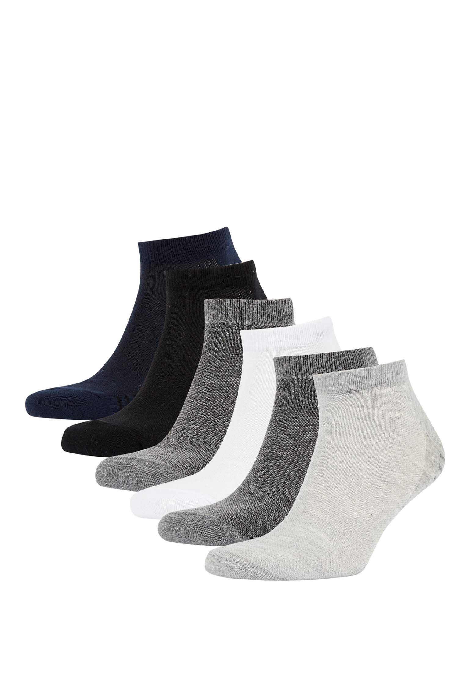 Mixed Color MEN Men's Cotton 5-Pack Short Socks 2403594 | DeFacto