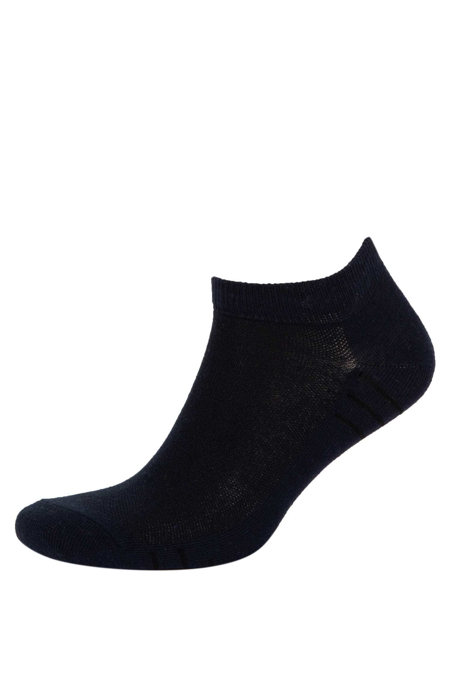 Erkek Baskılı 5'li Pamuklu Patik Çorap