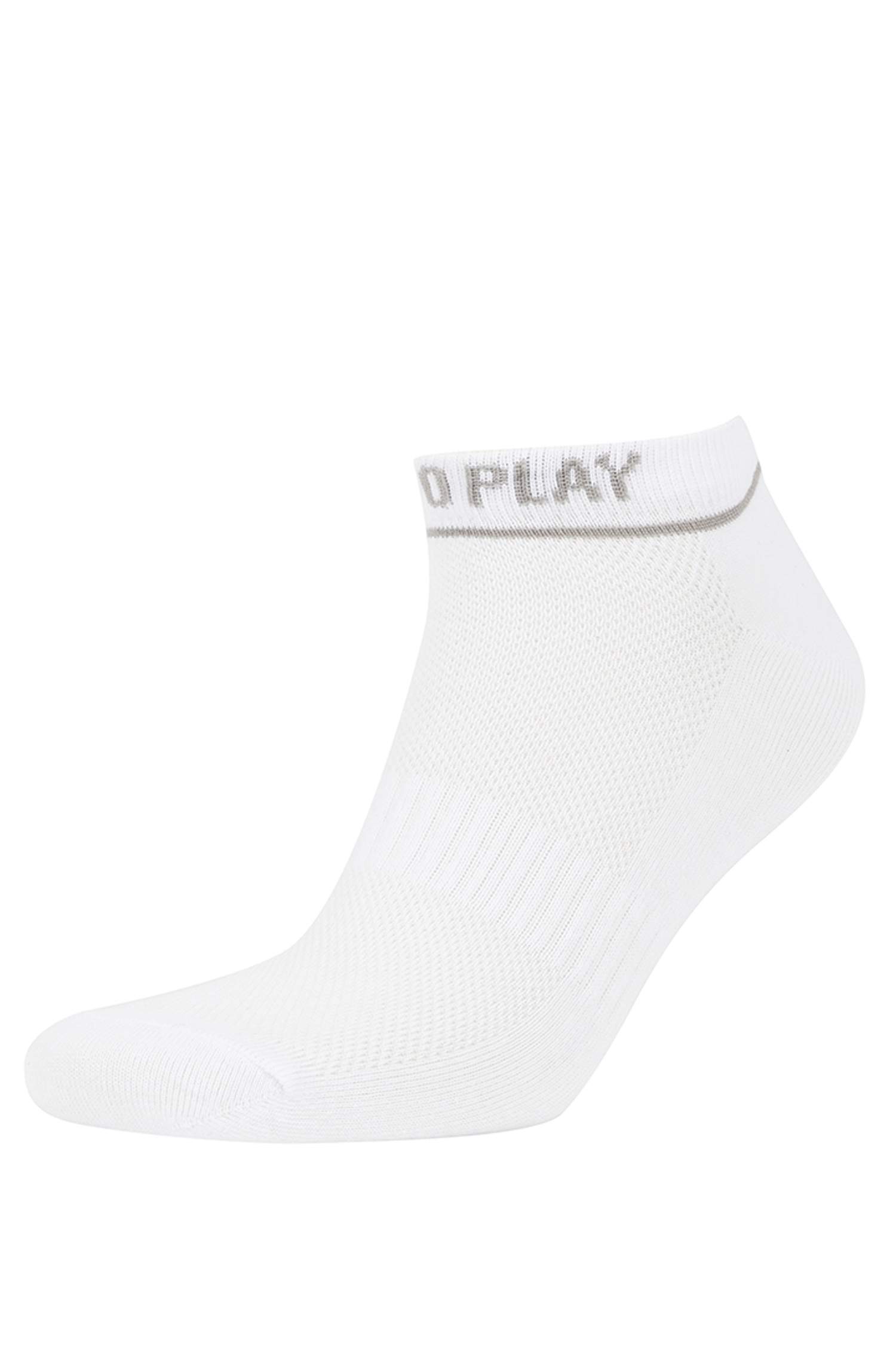 Erkek 3'lü Pamuklu Patik Çorap