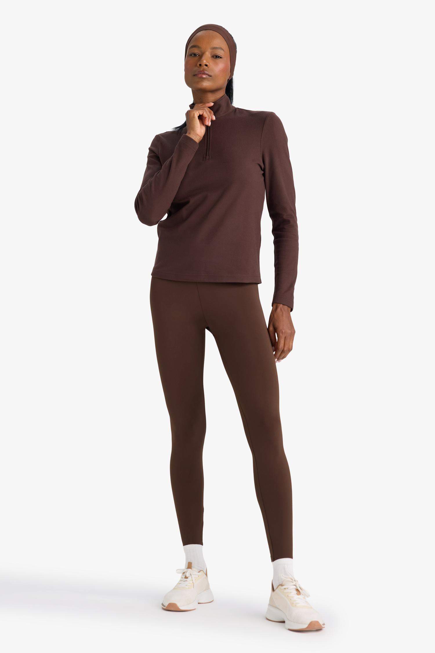 DeFactoFit High Waist Soft Fluffy Basic Leggings