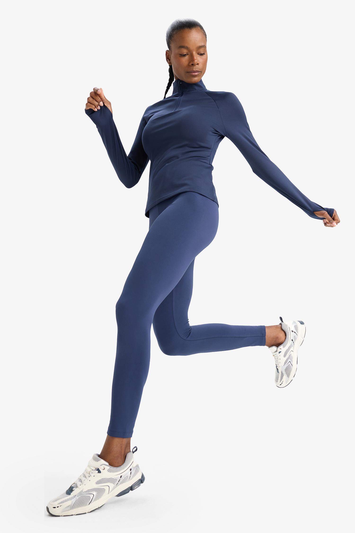 DeFactoFit High Waist Soft Fluffy Basic Leggings