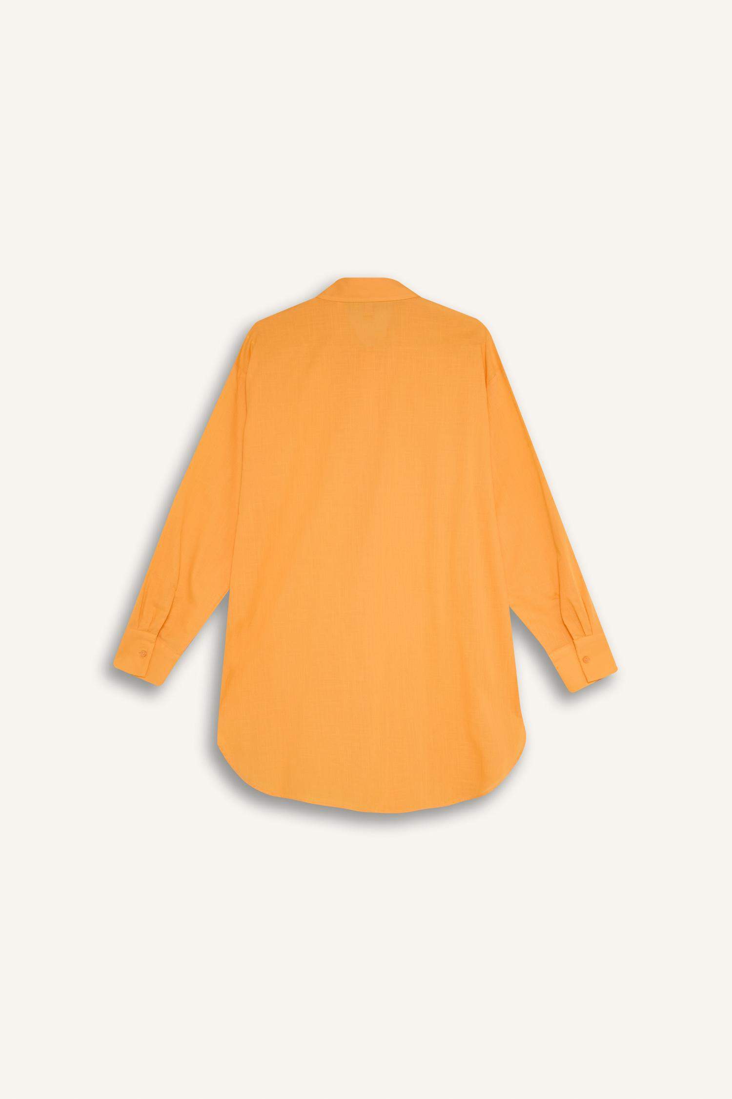 Regular Fit Pamuklu Plaj Gömleği-Fall in Love