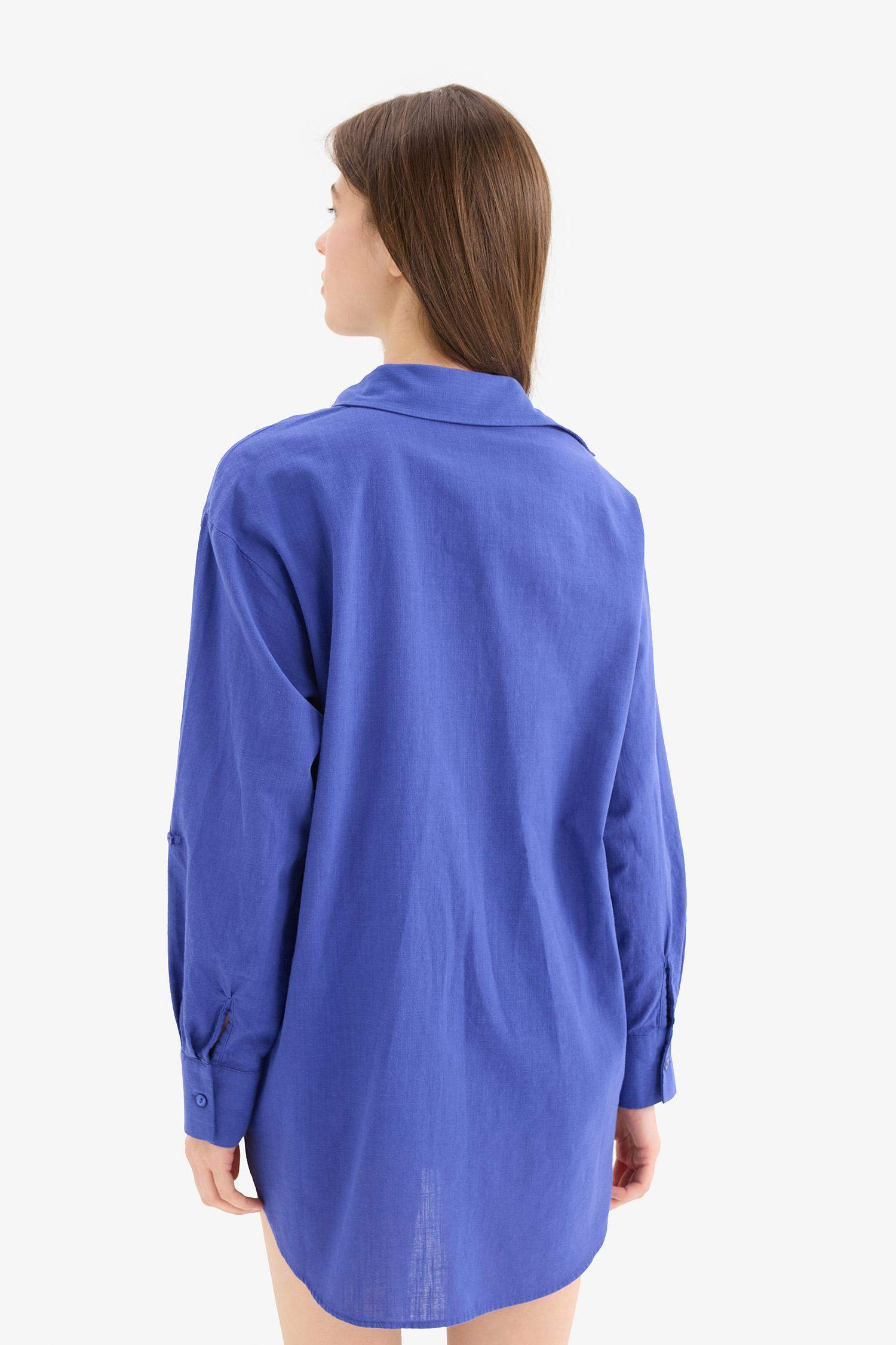 Fall in Love Regular Fit Beach Shirt