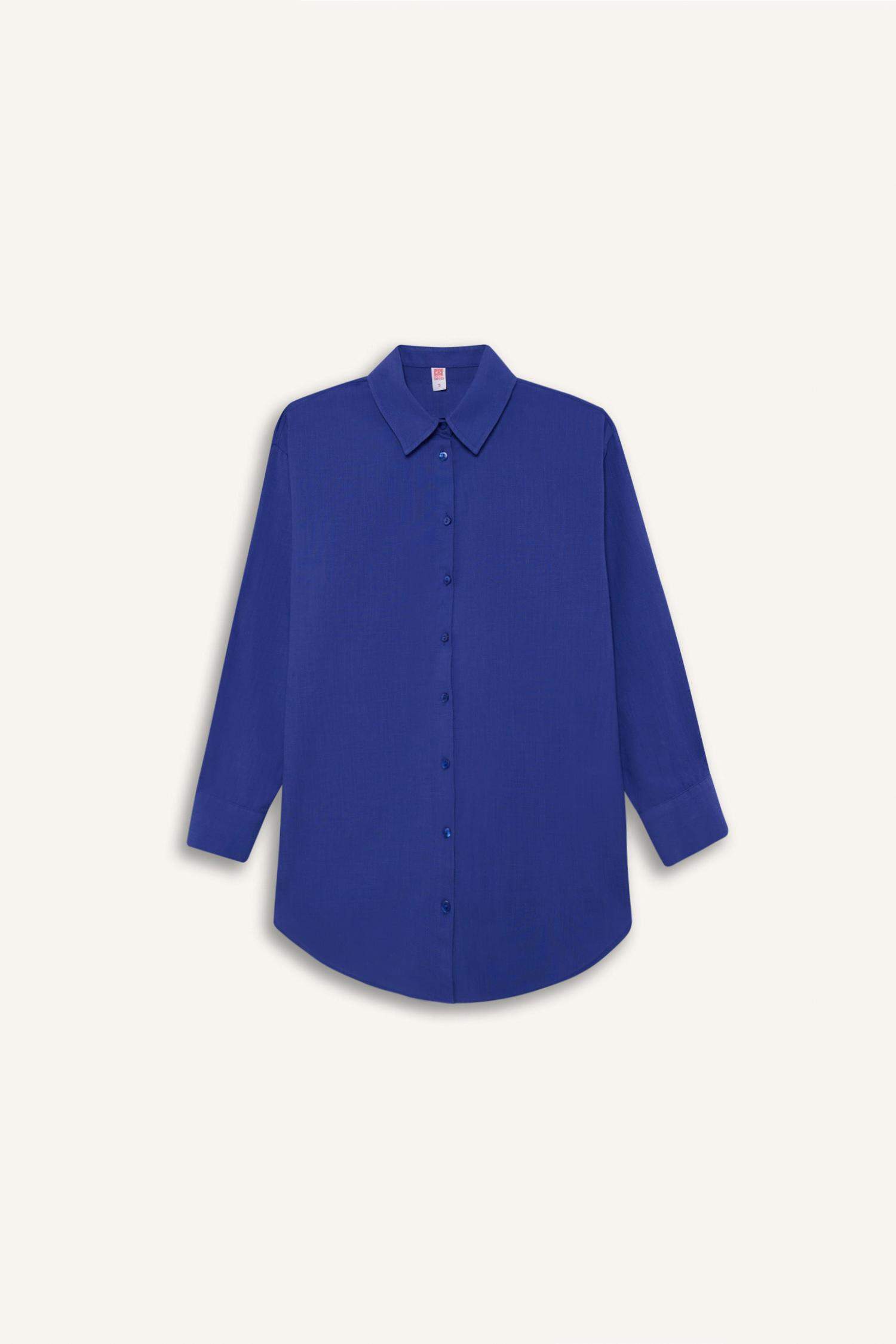 Fall in Love Regular Fit Beach Shirt