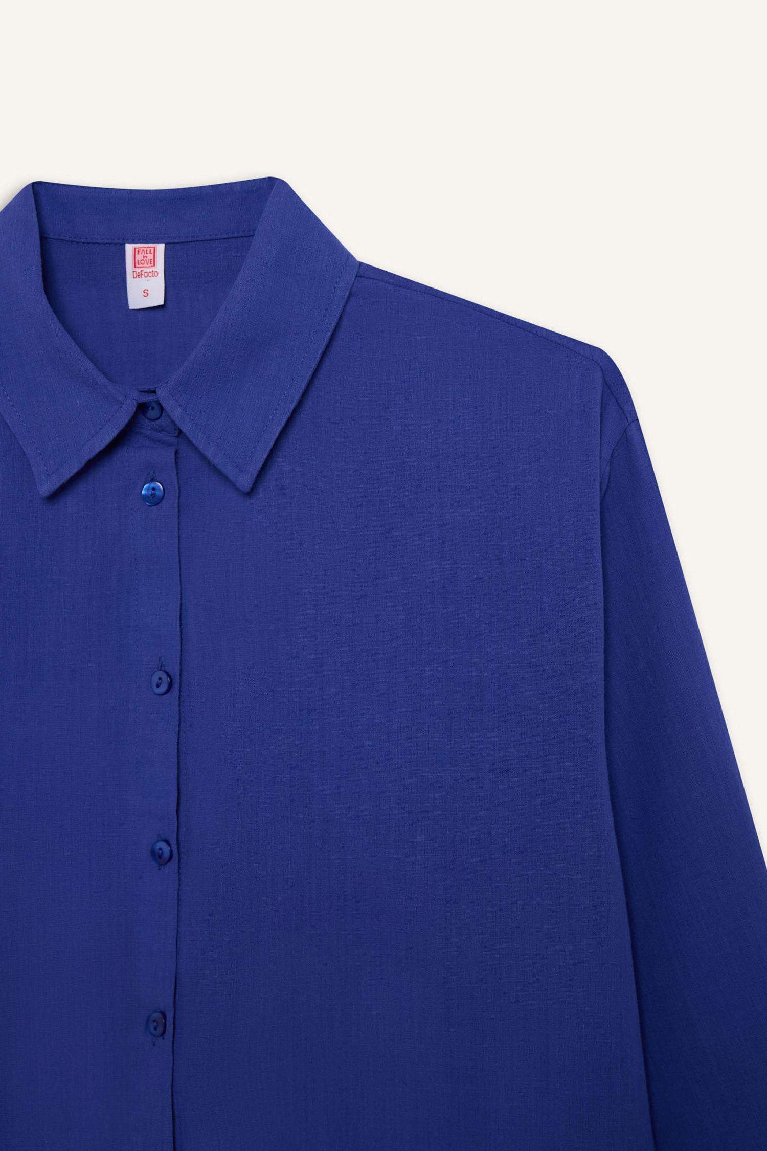 Fall in Love Regular Fit Beach Shirt