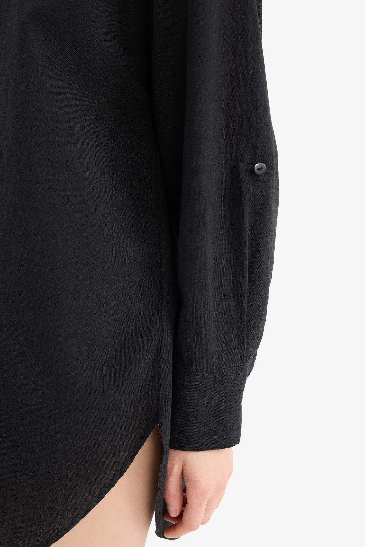 Fall in Love Regular Fit Beach Shirt