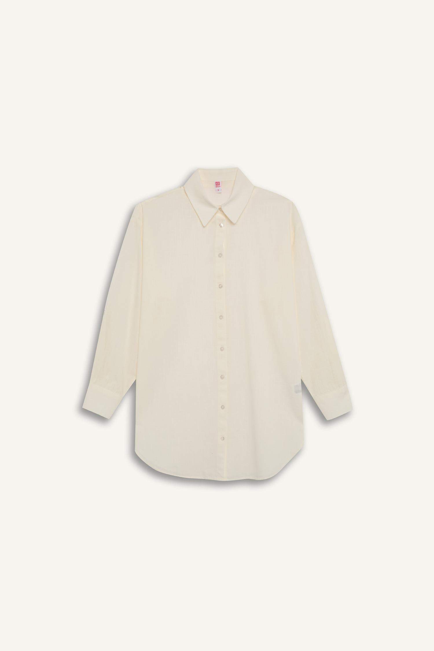 Fall in Love Regular Fit Beach Shirt